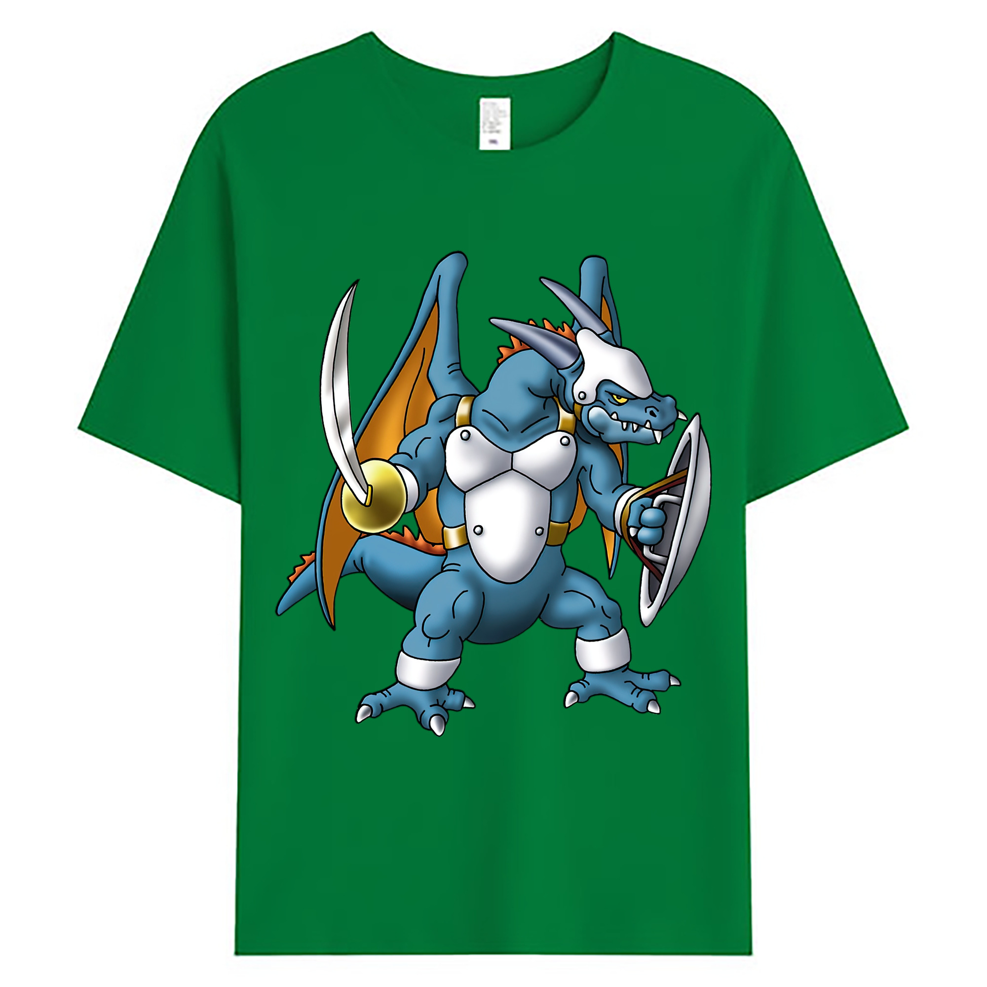 （画像用） ドラゴンクエスト Doragon Kuesuto Dragon Quest 綿100％ メンズ半袖Tシャツ｜肌触りやわらか＆通気性