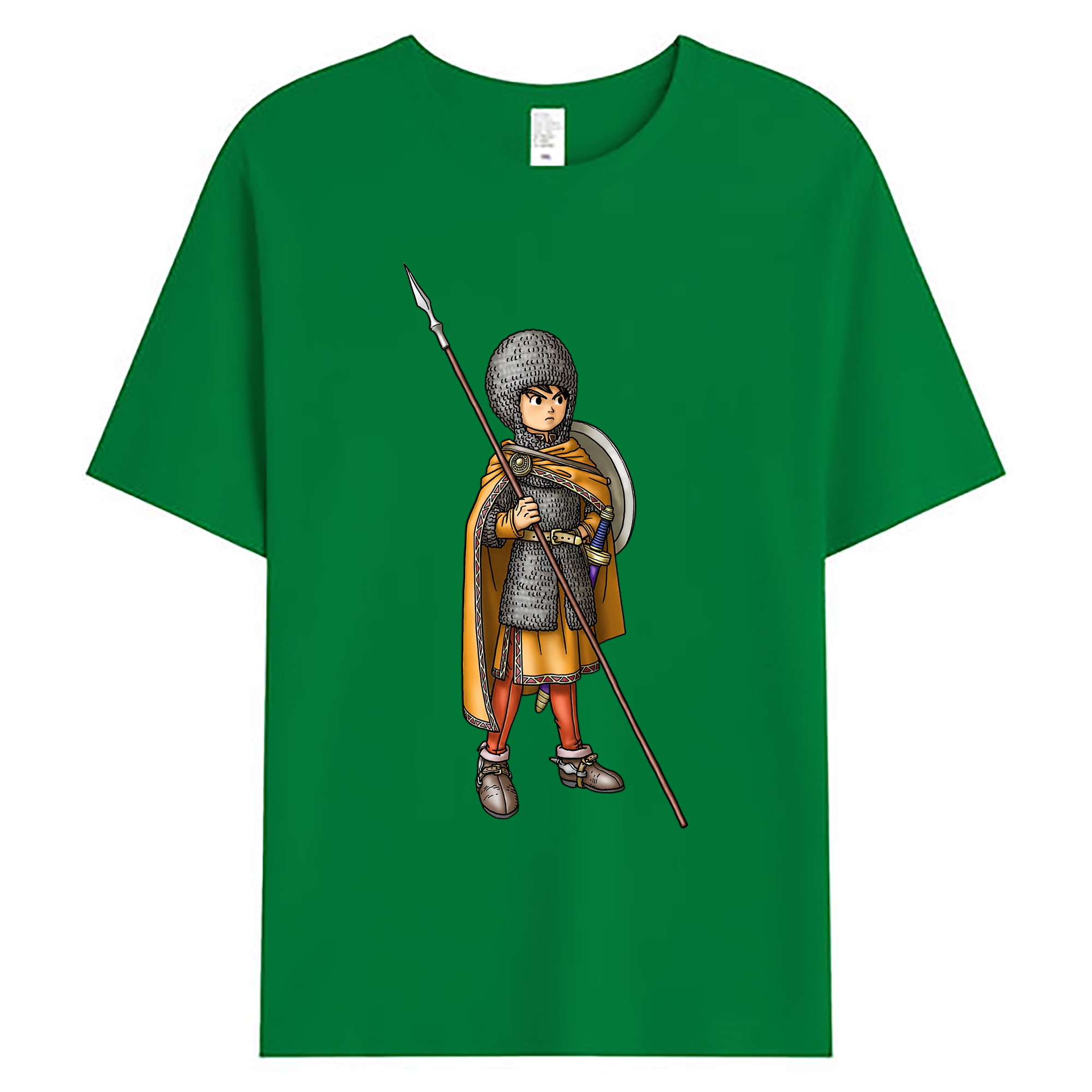 （画像用） ドラゴンクエスト Doragon Kuesuto Dragon Quest 綿100％ メンズ半袖Tシャツ｜肌触りやわらか＆通気性