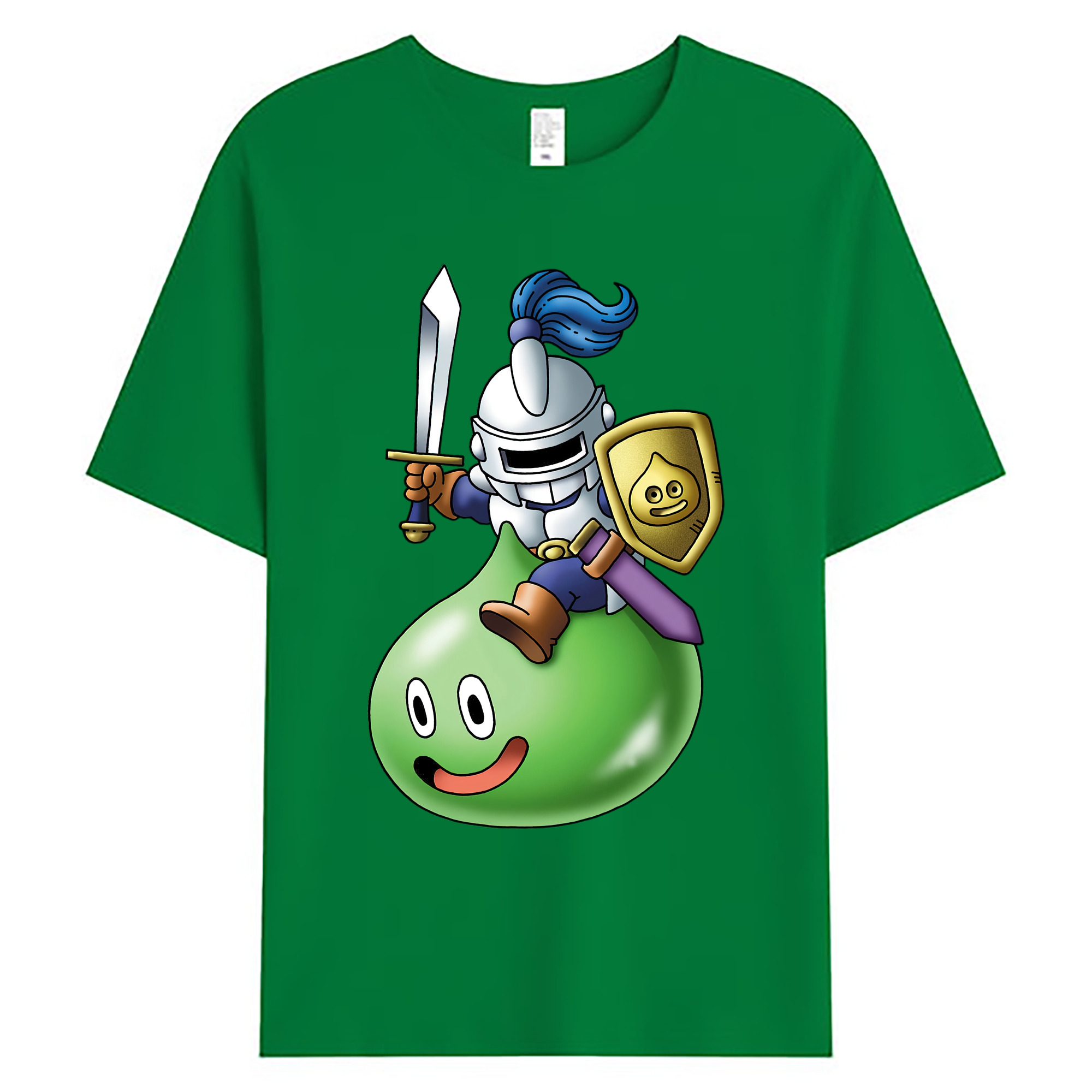 （画像用） ドラゴンクエスト Doragon Kuesuto Dragon Quest 綿100％ メンズ半袖Tシャツ｜肌触りやわらか＆通気性