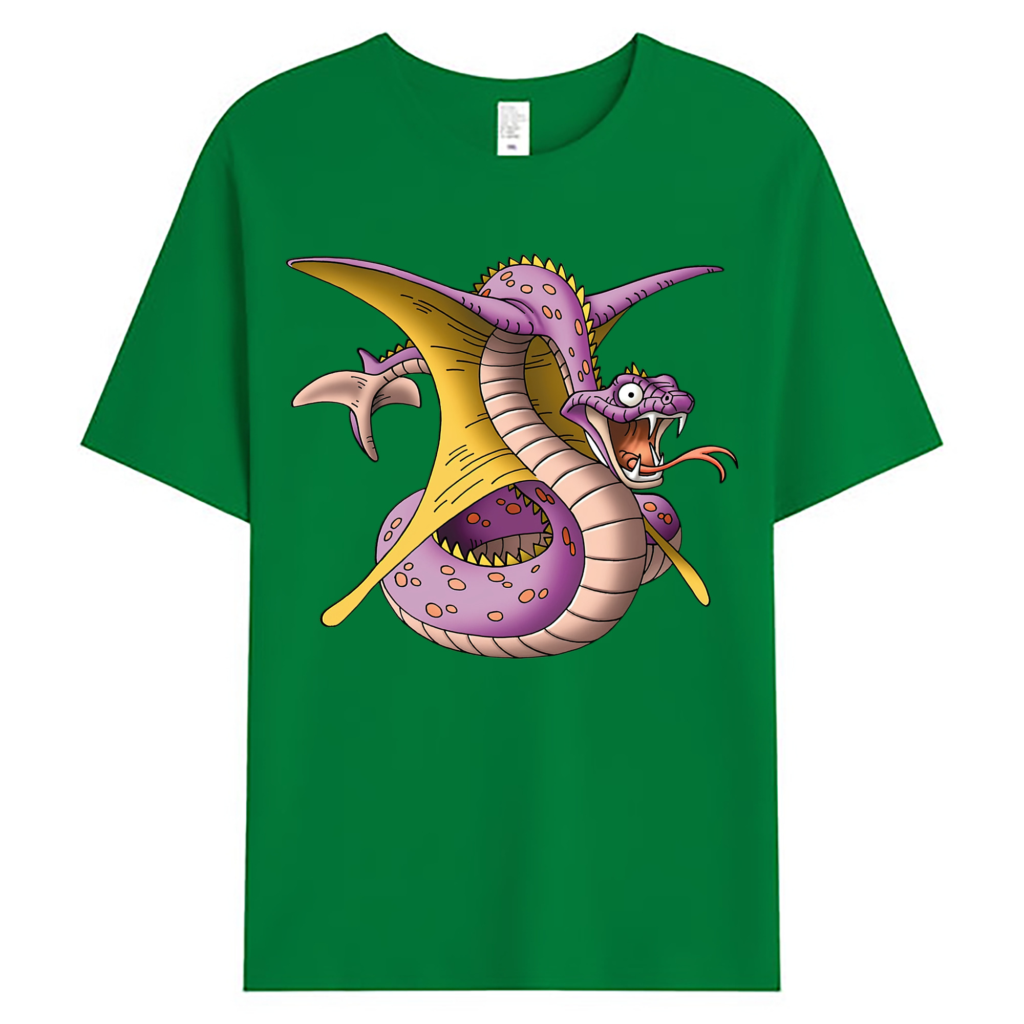 （画像用） ドラゴンクエスト Doragon Kuesuto Dragon Quest 綿100％ メンズ半袖Tシャツ｜肌触りやわらか＆通気性