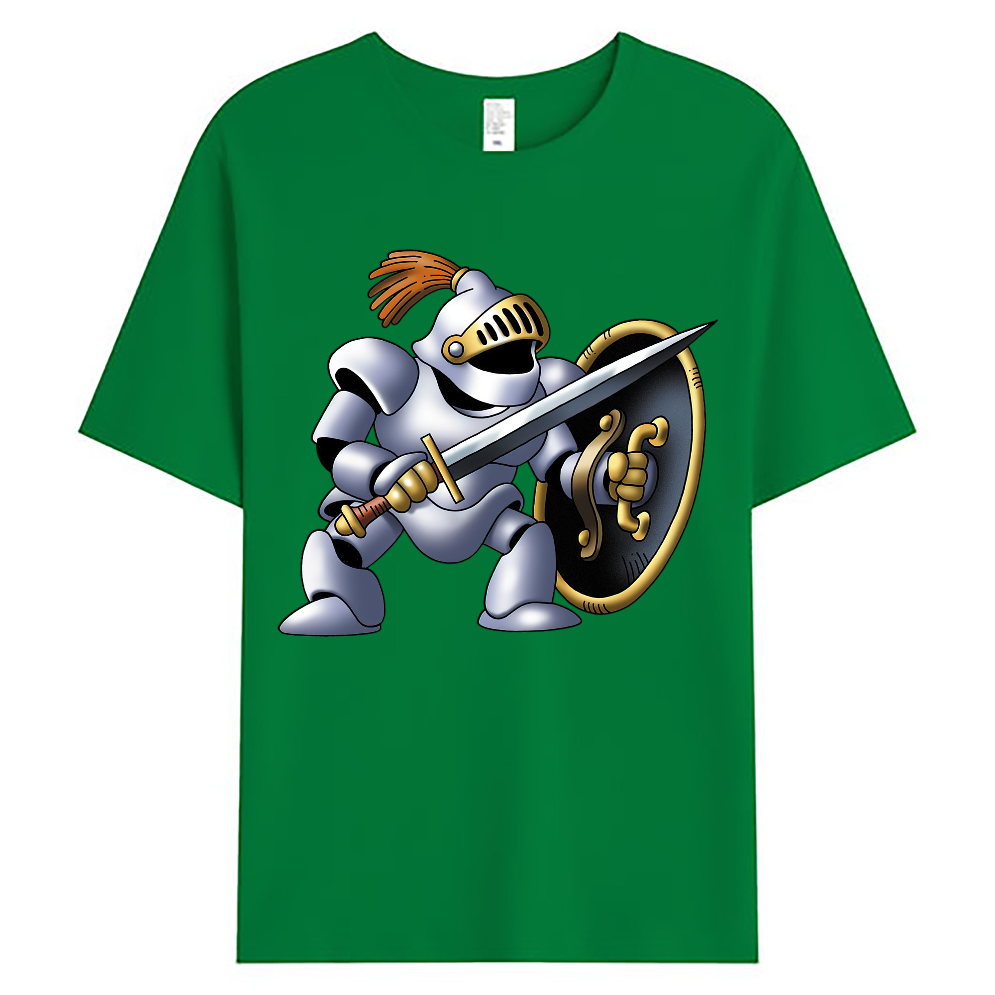 （画像用） ドラゴンクエスト Doragon Kuesuto Dragon Quest 綿100％ メンズ半袖Tシャツ｜肌触りやわらか＆通気性