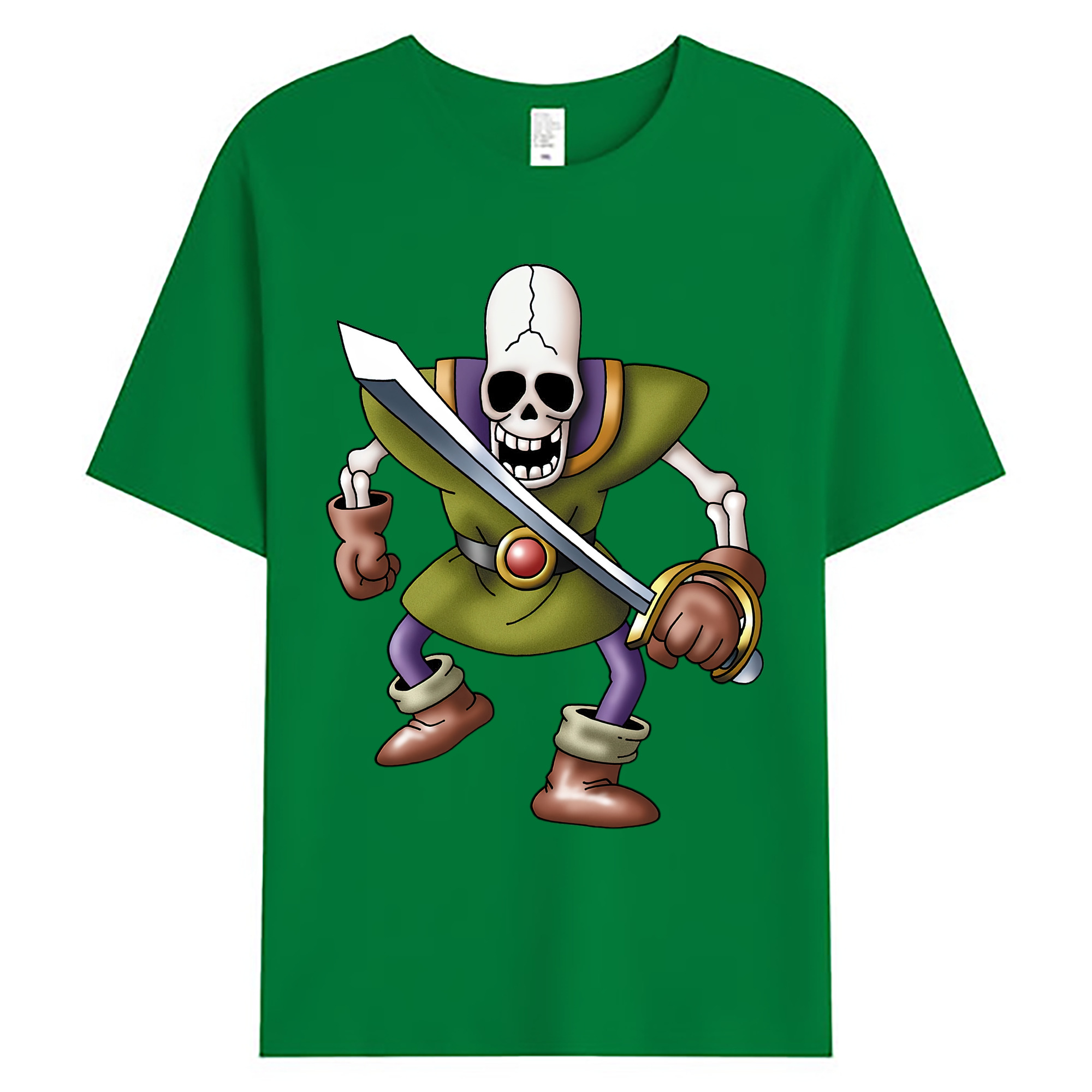 （画像用） ドラゴンクエスト Doragon Kuesuto Dragon Quest 綿100％ メンズ半袖Tシャツ｜肌触りやわらか＆通気性