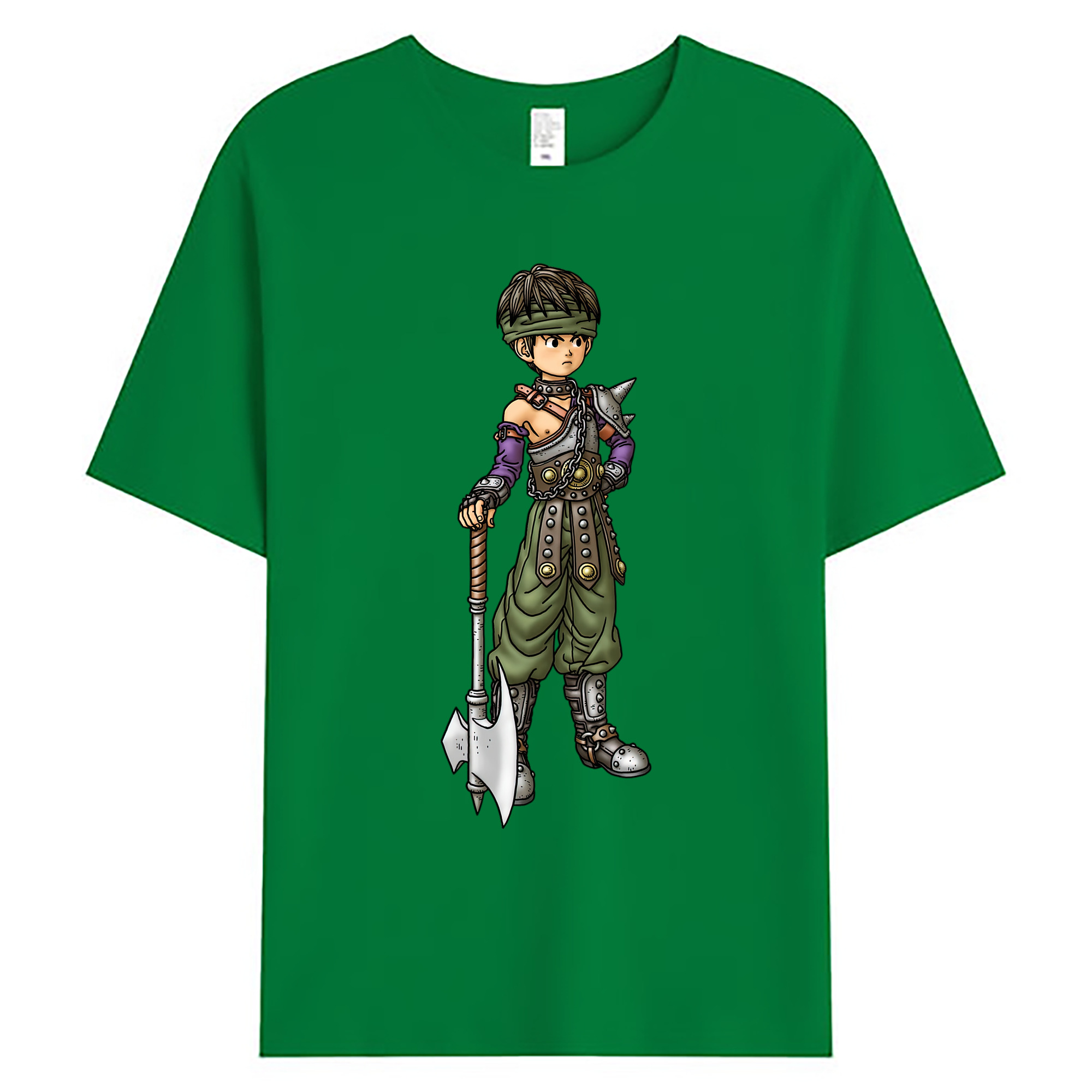 （画像用） ドラゴンクエスト Doragon Kuesuto Dragon Quest 綿100％ メンズ半袖Tシャツ｜肌触りやわらか＆通気性