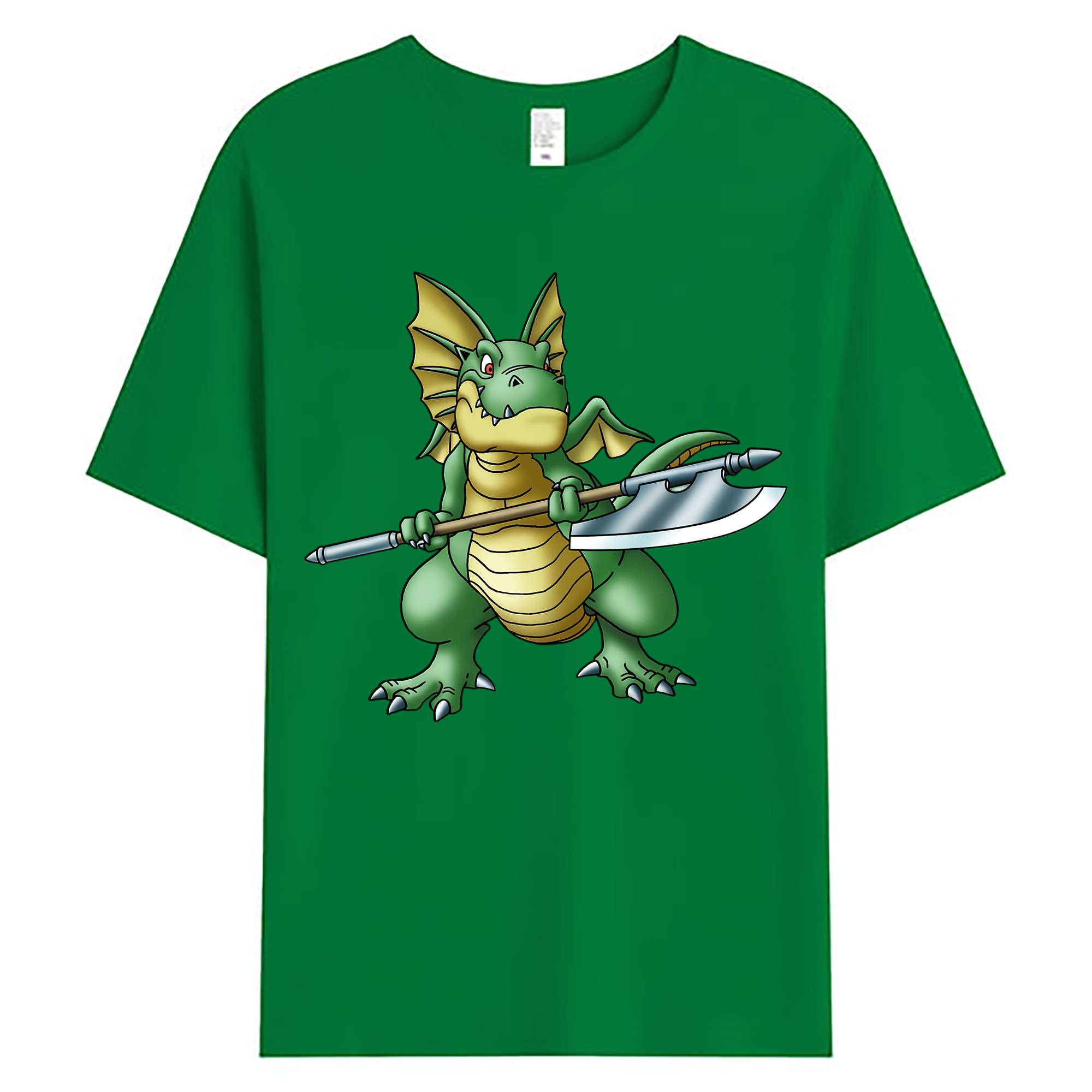 （画像用） ドラゴンクエスト Doragon Kuesuto Dragon Quest 綿100％ メンズ半袖Tシャツ｜肌触りやわらか＆通気性