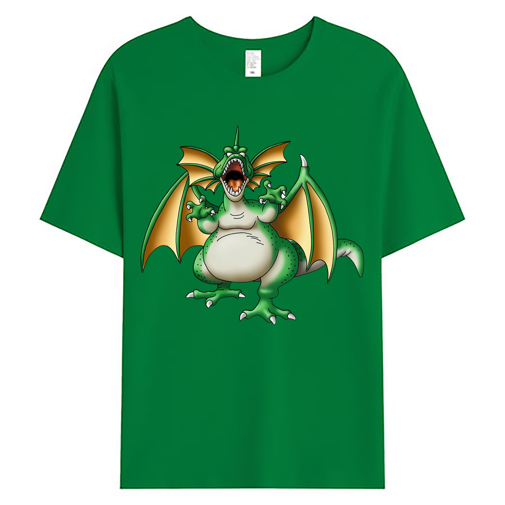 （画像用） ドラゴンクエスト Doragon Kuesuto Dragon Quest 綿100％ メンズ半袖Tシャツ｜肌触りやわらか＆通気性