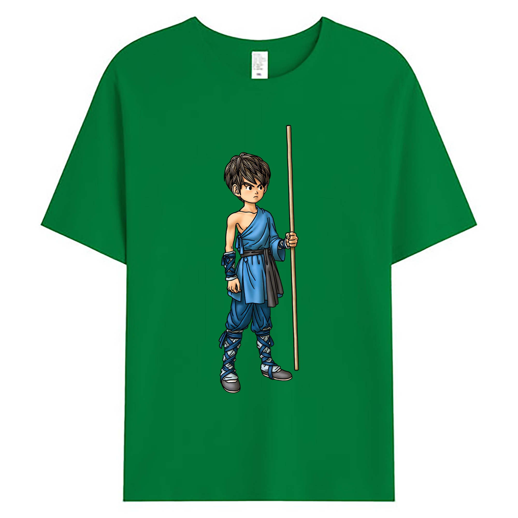 （画像用） ドラゴンクエスト Doragon Kuesuto Dragon Quest 綿100％ メンズ半袖Tシャツ｜肌触りやわらか＆通気性