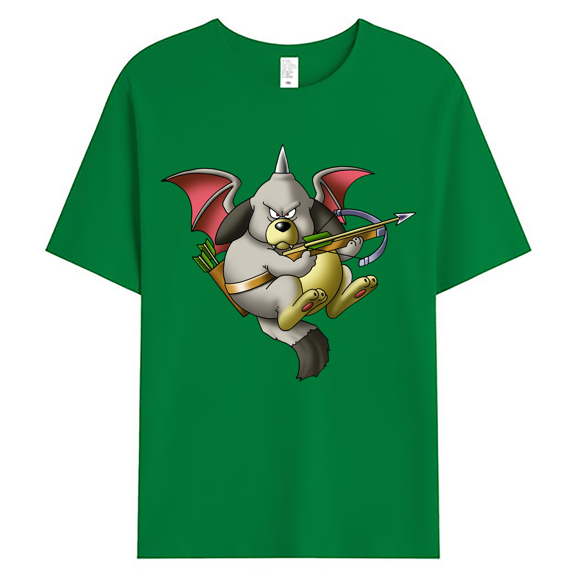 （画像用） ドラゴンクエスト Doragon Kuesuto Dragon Quest 綿100％ メンズ半袖Tシャツ｜肌触りやわらか＆通気性