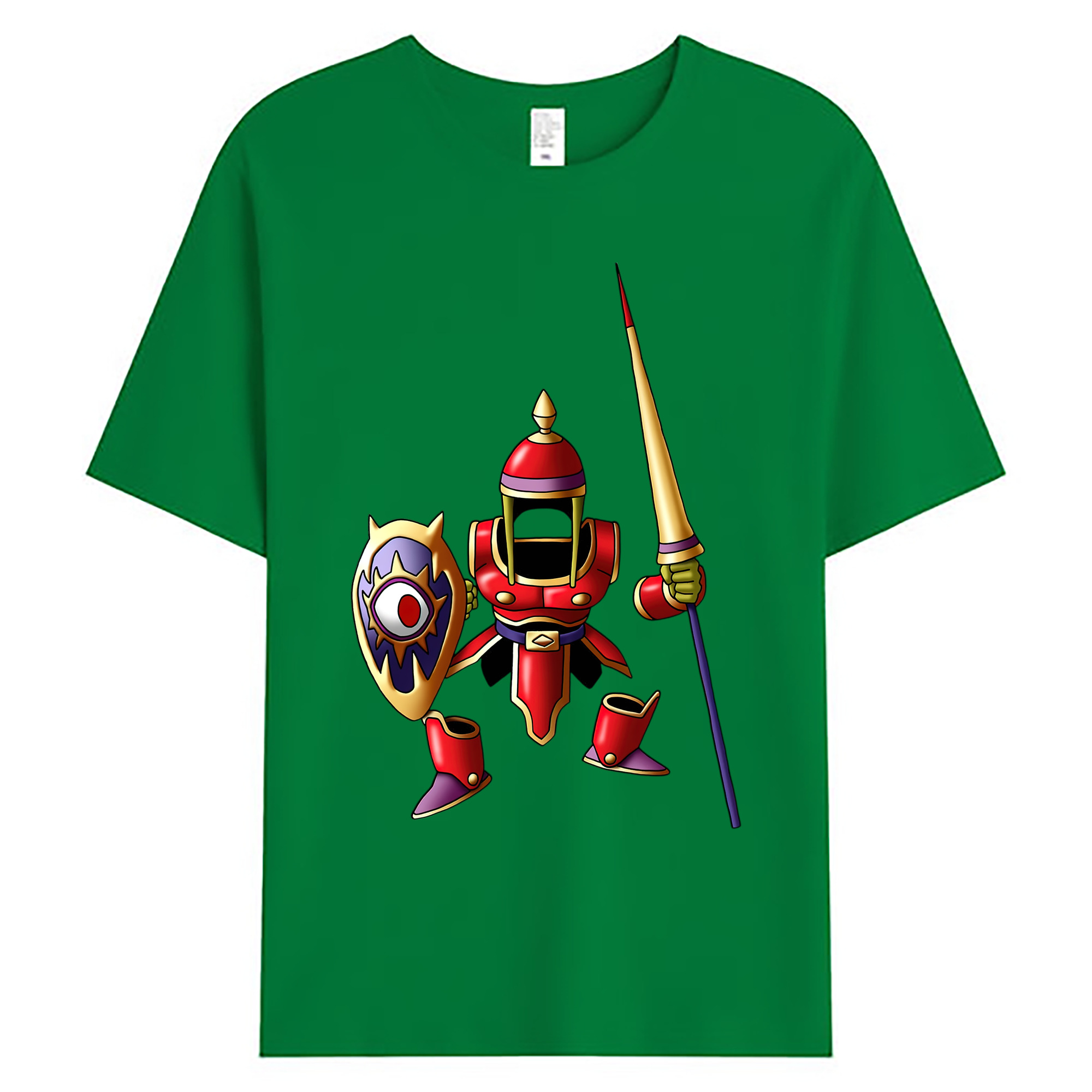 （画像用） ドラゴンクエスト Doragon Kuesuto Dragon Quest 綿100％ メンズ半袖Tシャツ｜肌触りやわらか＆通気性