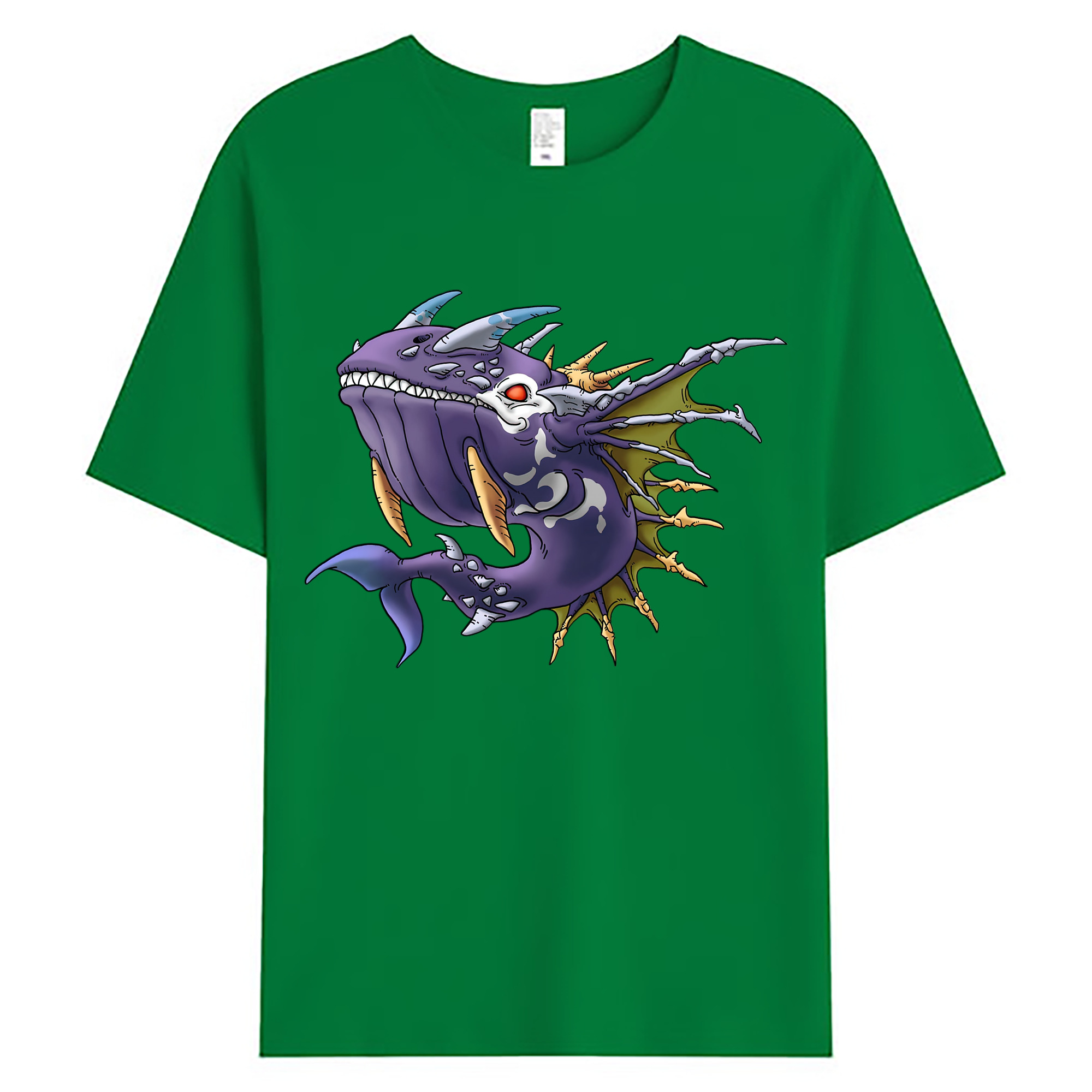 （画像用） ドラゴンクエスト Doragon Kuesuto Dragon Quest 綿100％ メンズ半袖Tシャツ｜肌触りやわらか＆通気性