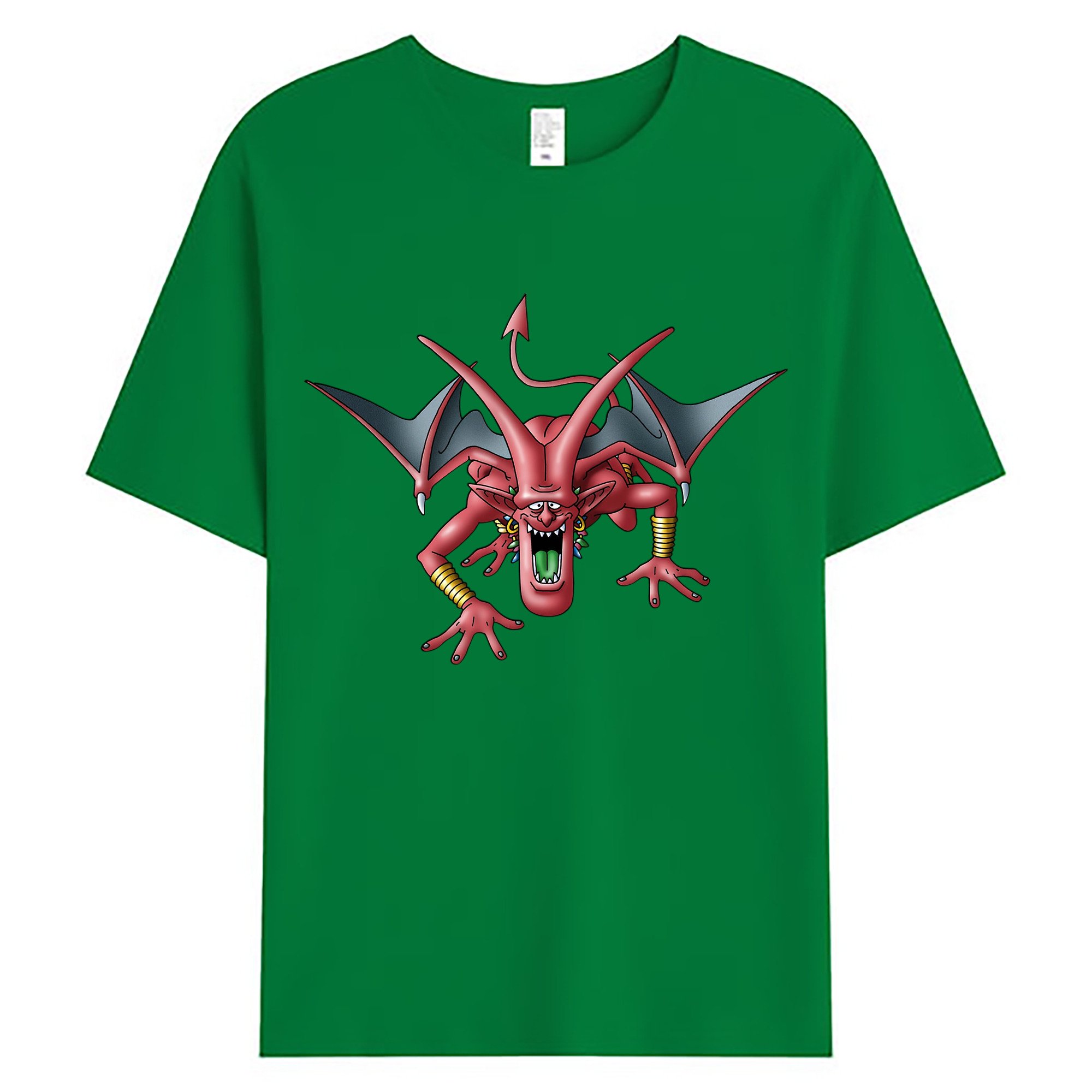 （画像用） ドラゴンクエスト Doragon Kuesuto Dragon Quest 綿100％ メンズ半袖Tシャツ｜肌触りやわらか＆通気性