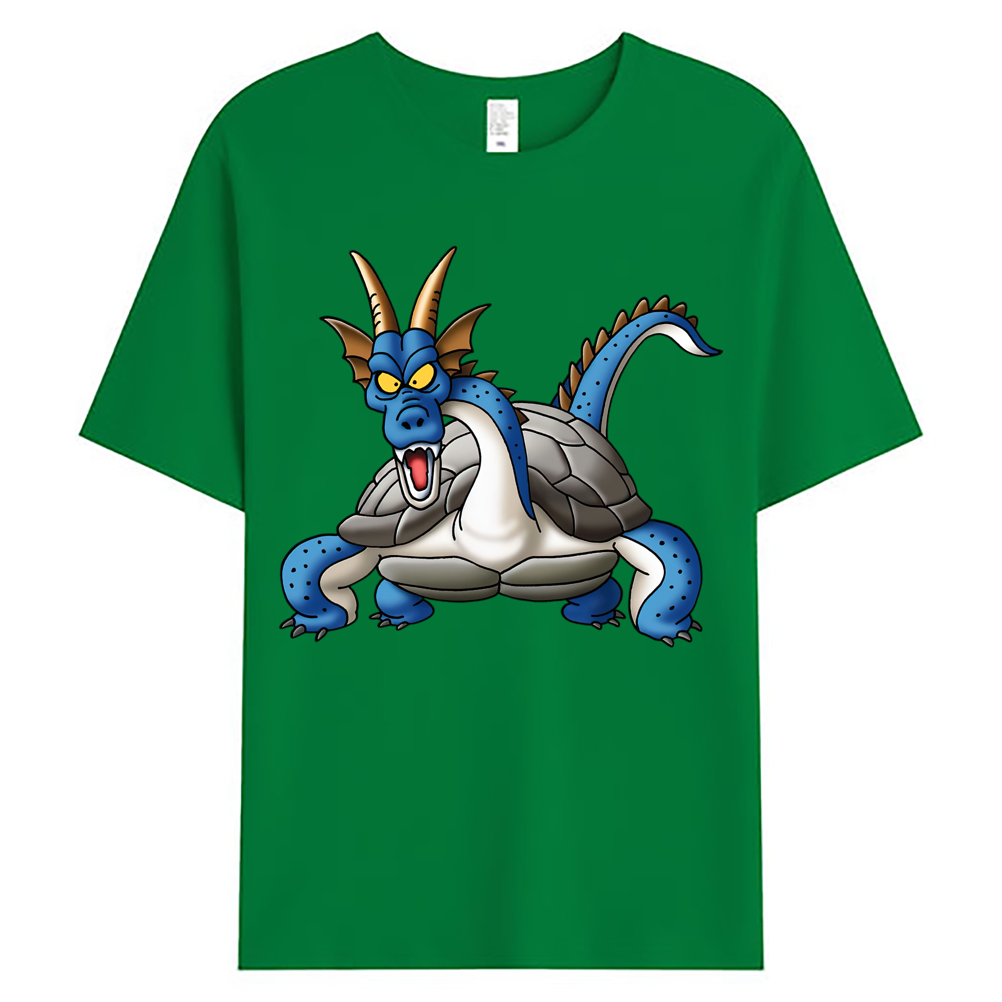 （画像用） ドラゴンクエスト Doragon Kuesuto Dragon Quest 綿100％ メンズ半袖Tシャツ｜肌触りやわらか＆通気性