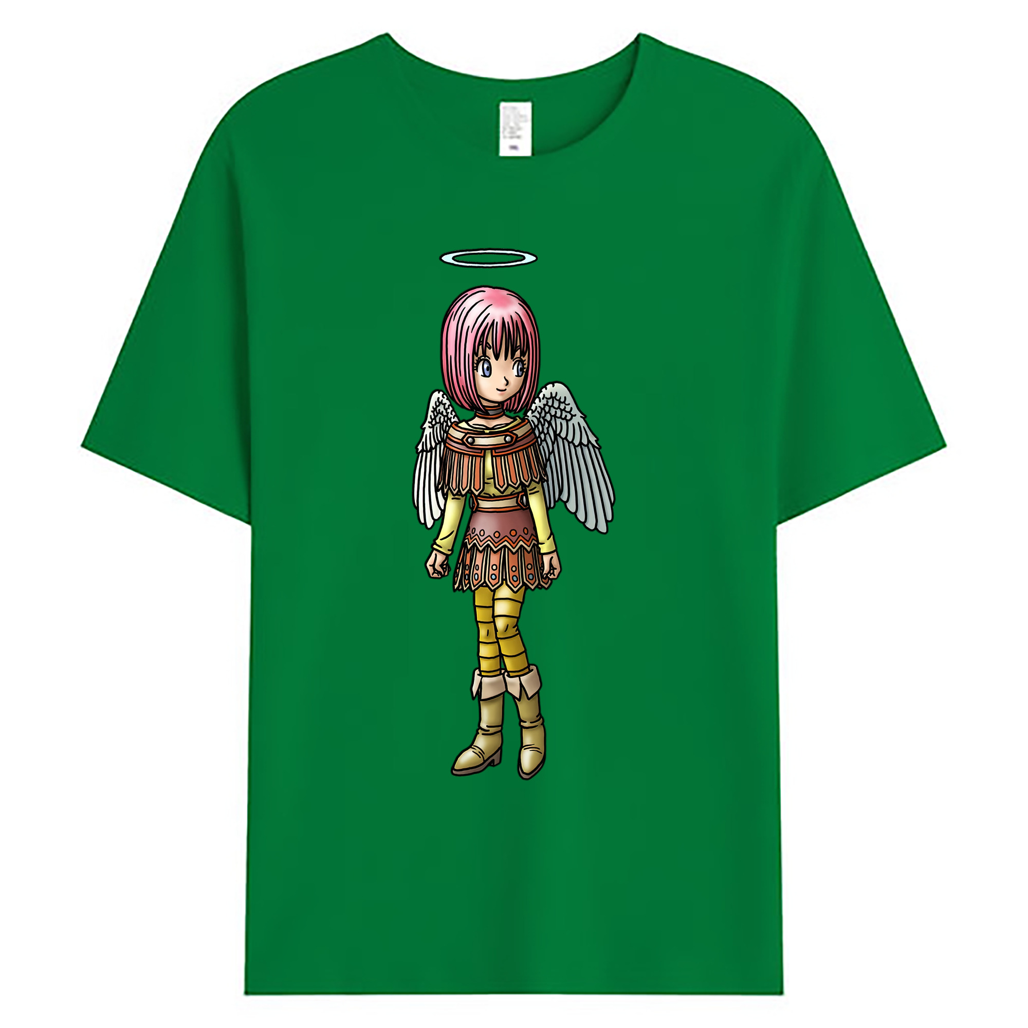 （画像用） ドラゴンクエスト Doragon Kuesuto Dragon Quest 綿100％ メンズ半袖Tシャツ｜肌触りやわらか＆通気性