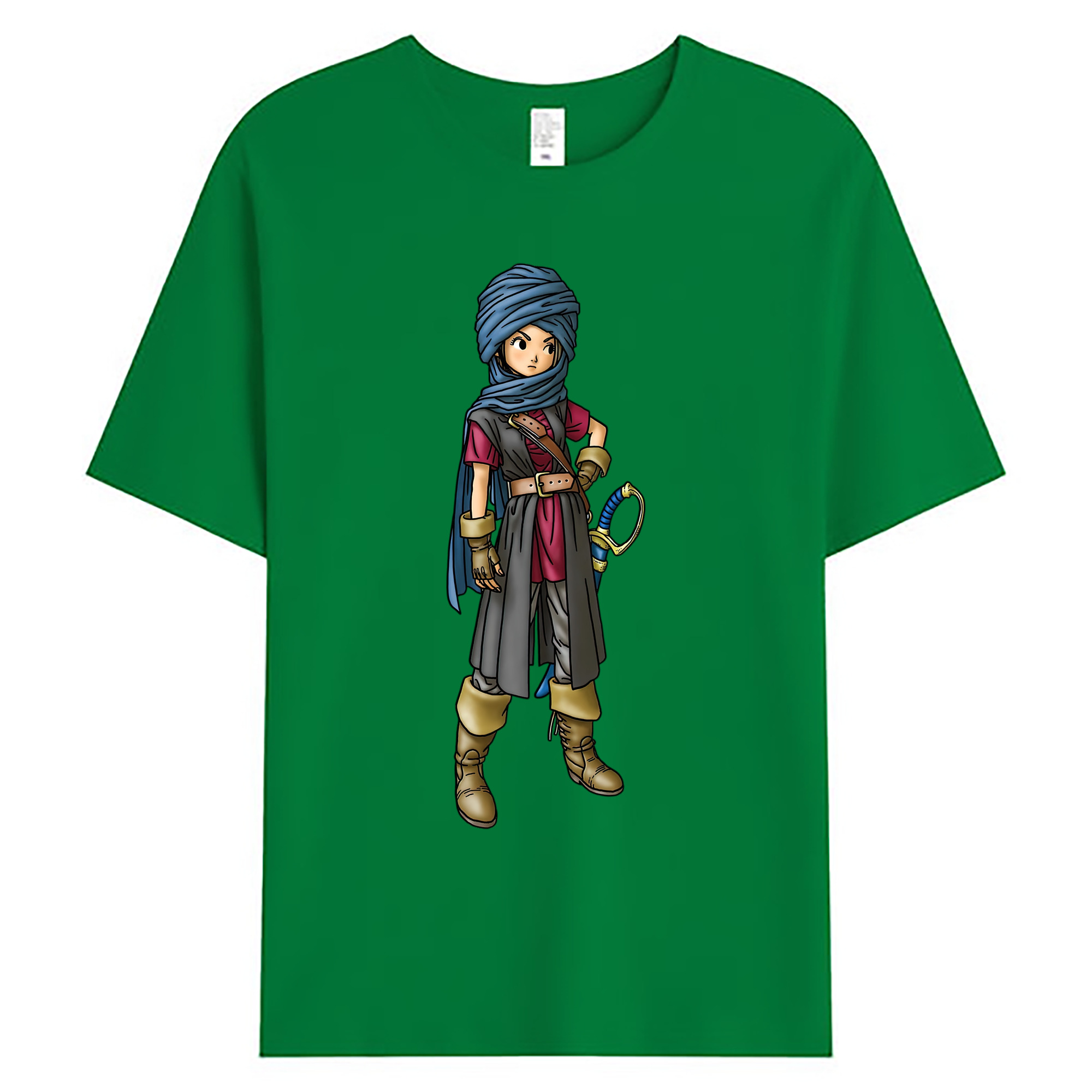 （画像用） ドラゴンクエスト Doragon Kuesuto Dragon Quest 綿100％ メンズ半袖Tシャツ｜肌触りやわらか＆通気性