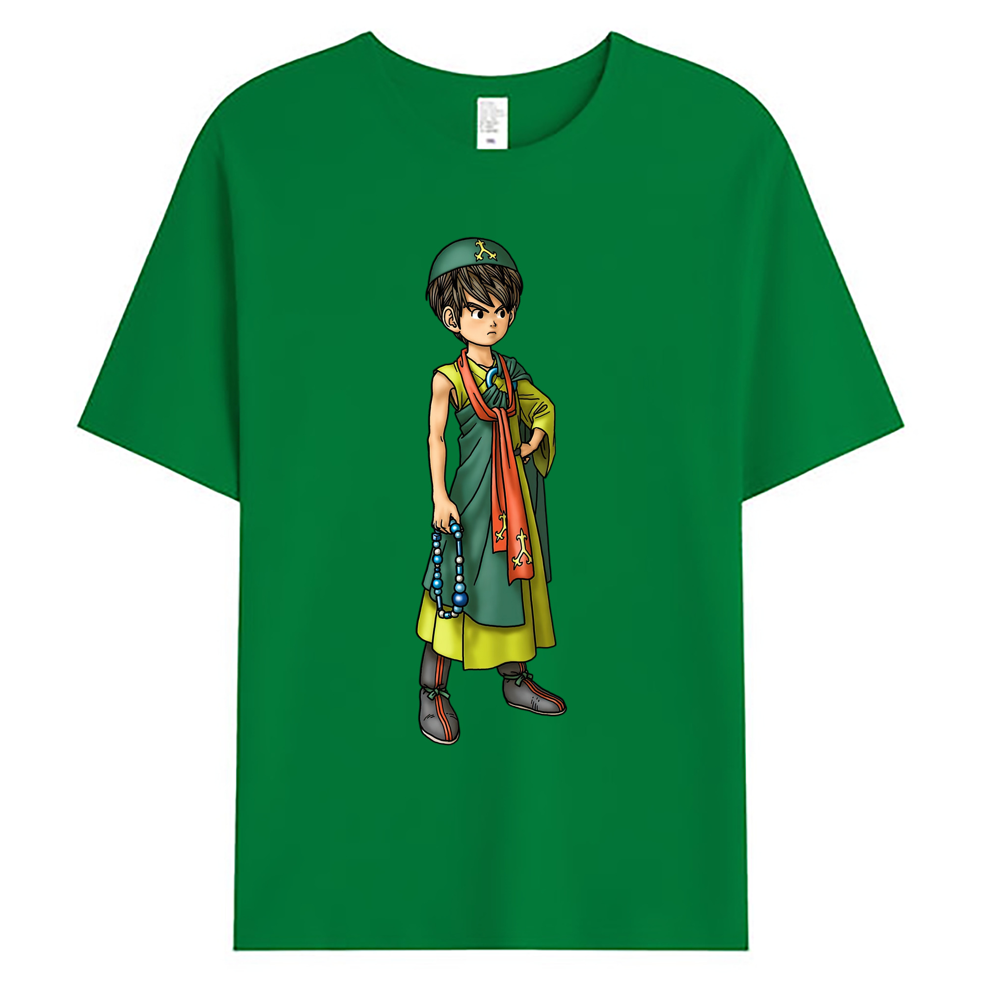 （画像用） ドラゴンクエスト Doragon Kuesuto Dragon Quest 綿100％ メンズ半袖Tシャツ｜肌触りやわらか＆通気性