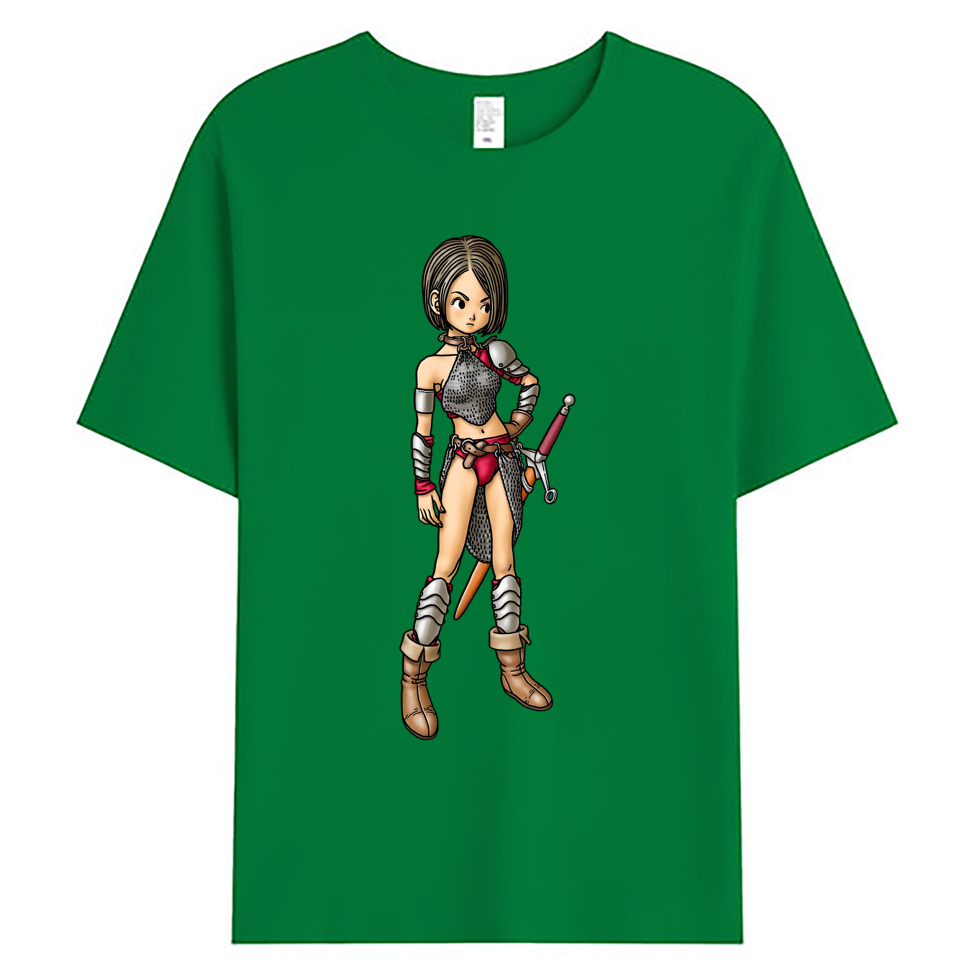 （画像用） ドラゴンクエスト Doragon Kuesuto Dragon Quest 綿100％ メンズ半袖Tシャツ｜肌触りやわらか＆通気性