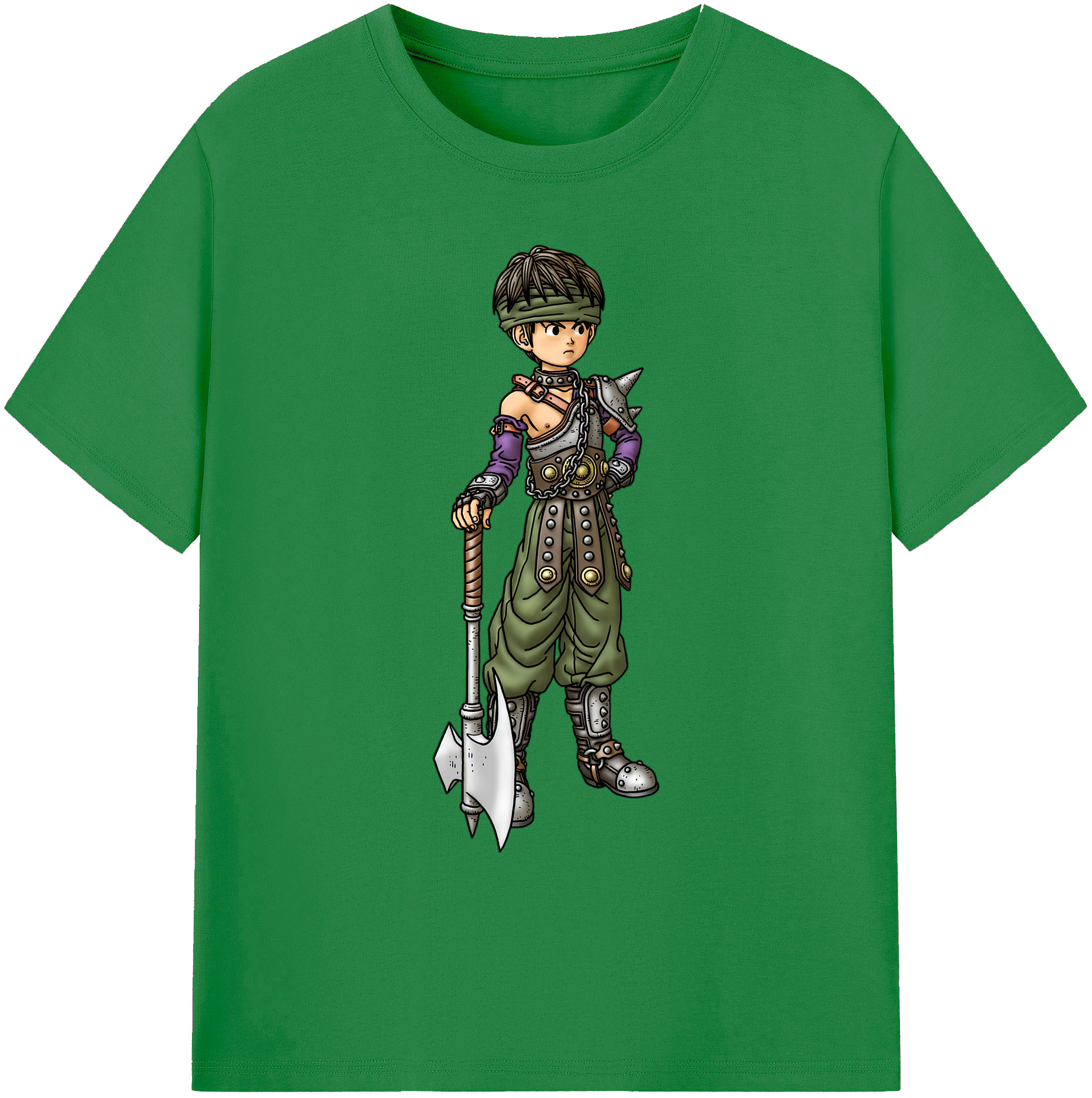 （画像用） ドラゴンクエスト Doragon Kuesuto Dragon Quest 綿100％ メンズ半袖Tシャツ｜肌触りやわらか＆通気性