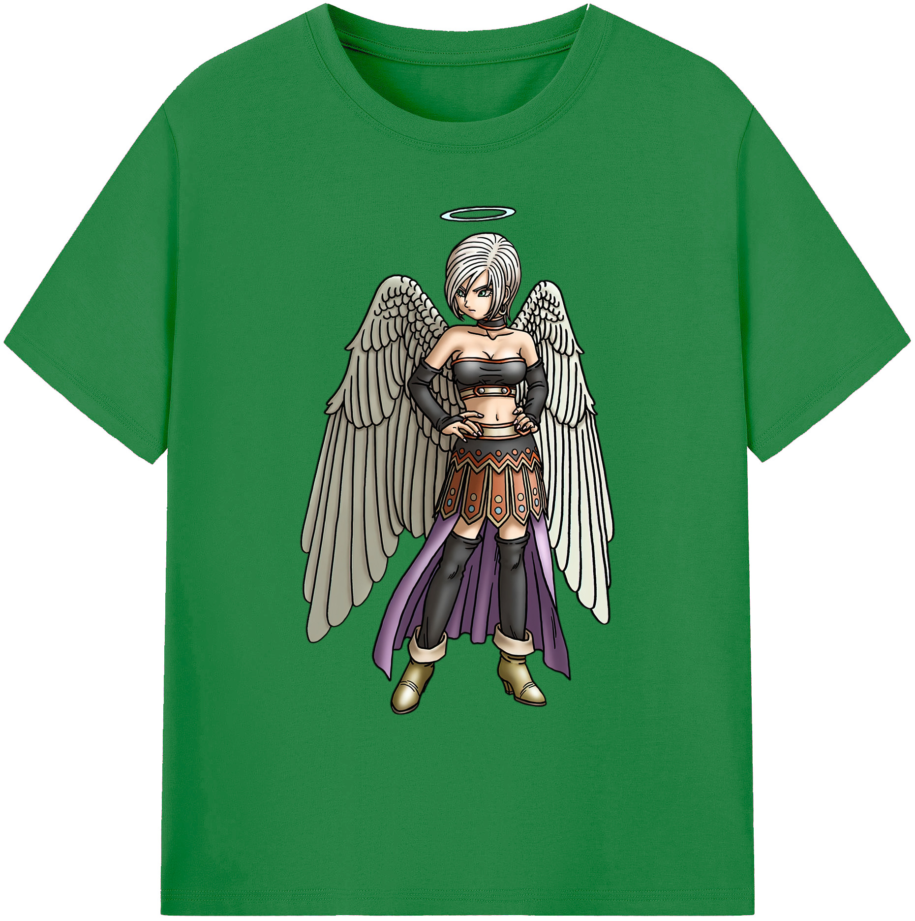（画像用） ドラゴンクエスト Doragon Kuesuto Dragon Quest 綿100％ メンズ半袖Tシャツ｜肌触りやわらか＆通気性