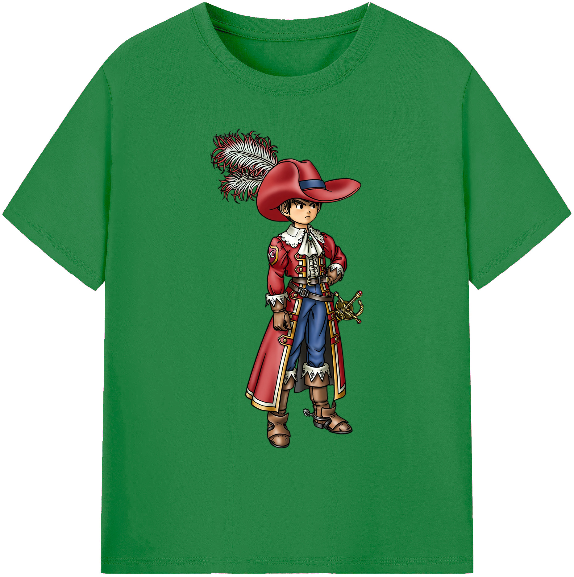 （画像用） ドラゴンクエスト Doragon Kuesuto Dragon Quest 綿100％ メンズ半袖Tシャツ｜肌触りやわらか＆通気性