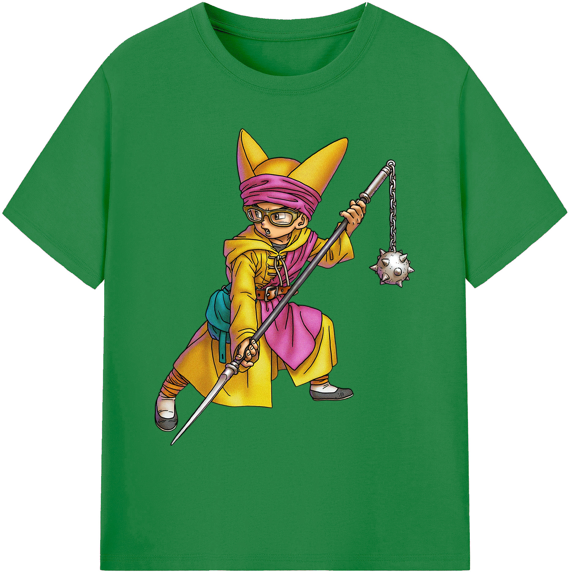 （画像用） ドラゴンクエスト Doragon Kuesuto Dragon Quest 綿100％ メンズ半袖Tシャツ｜肌触りやわらか＆通気性
