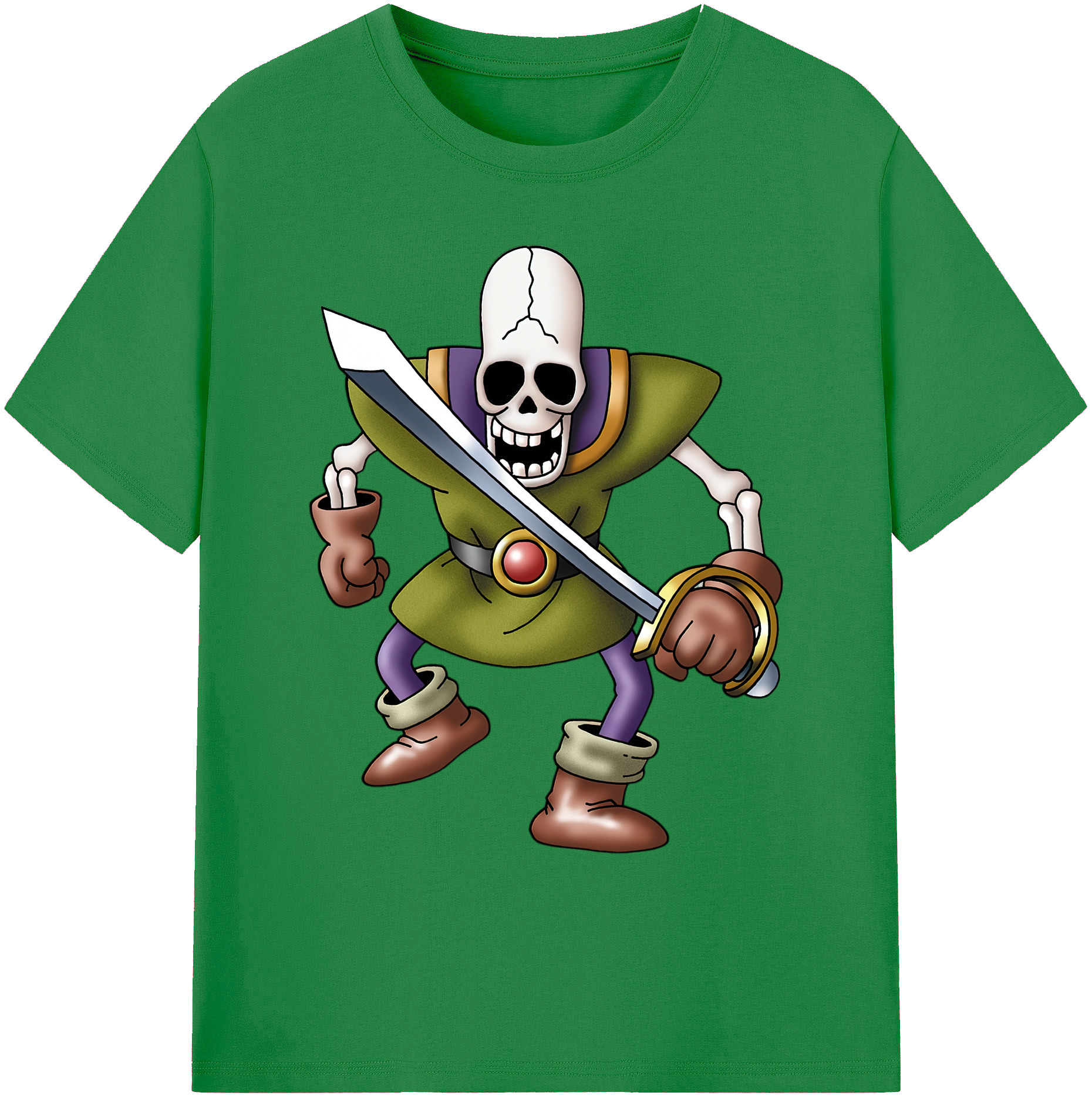 （画像用） ドラゴンクエスト Doragon Kuesuto Dragon Quest 綿100％ メンズ半袖Tシャツ｜肌触りやわらか＆通気性