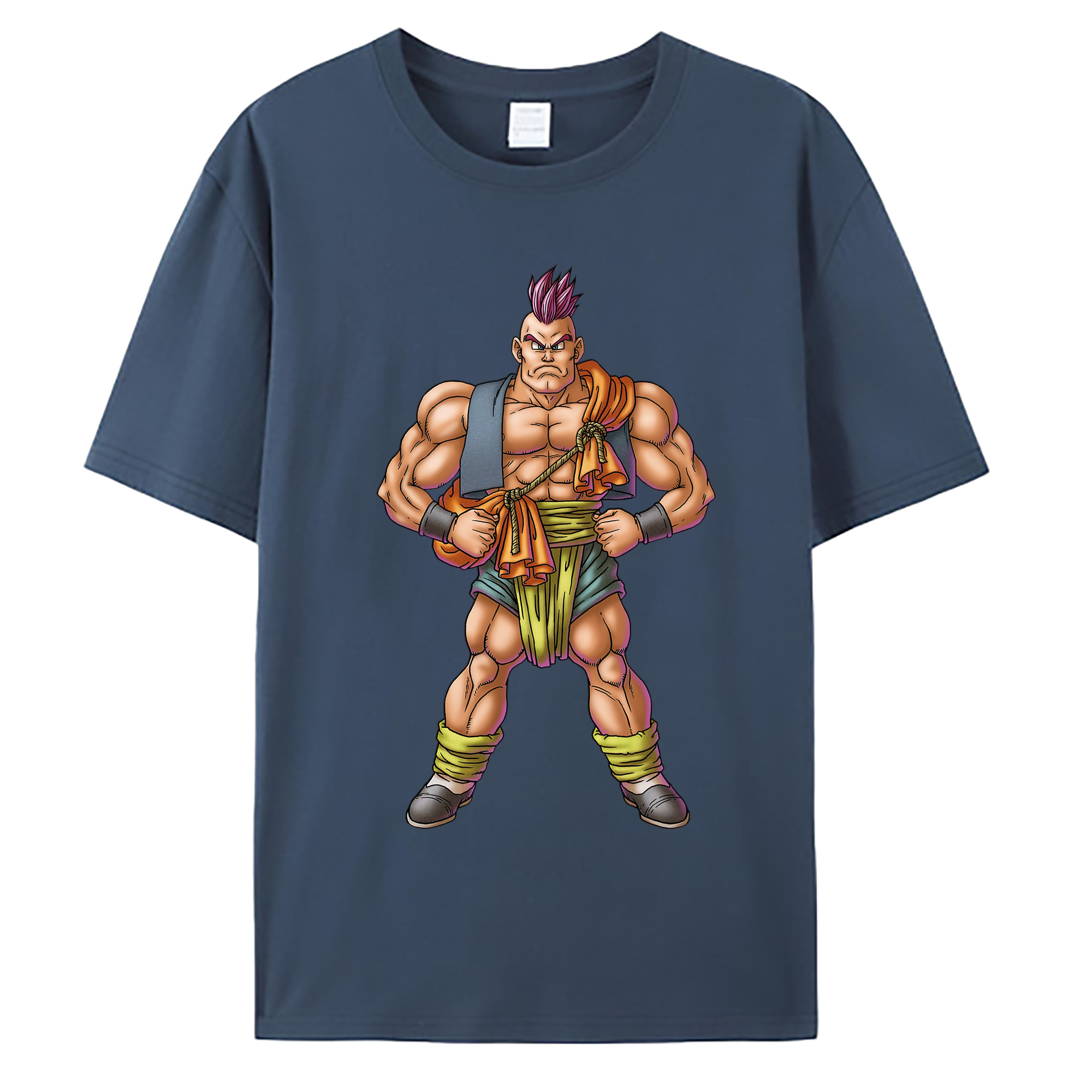 （画像用） ドラゴンクエスト Doragon Kuesuto Dragon Quest 綿100％ メンズ半袖Tシャツ｜肌触りやわらか＆通気性