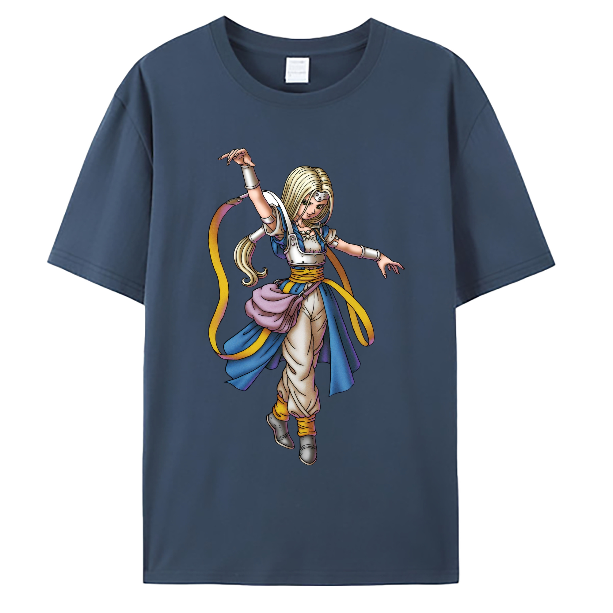 （画像用） ドラゴンクエスト Doragon Kuesuto Dragon Quest 綿100％ メンズ半袖Tシャツ｜肌触りやわらか＆通気性