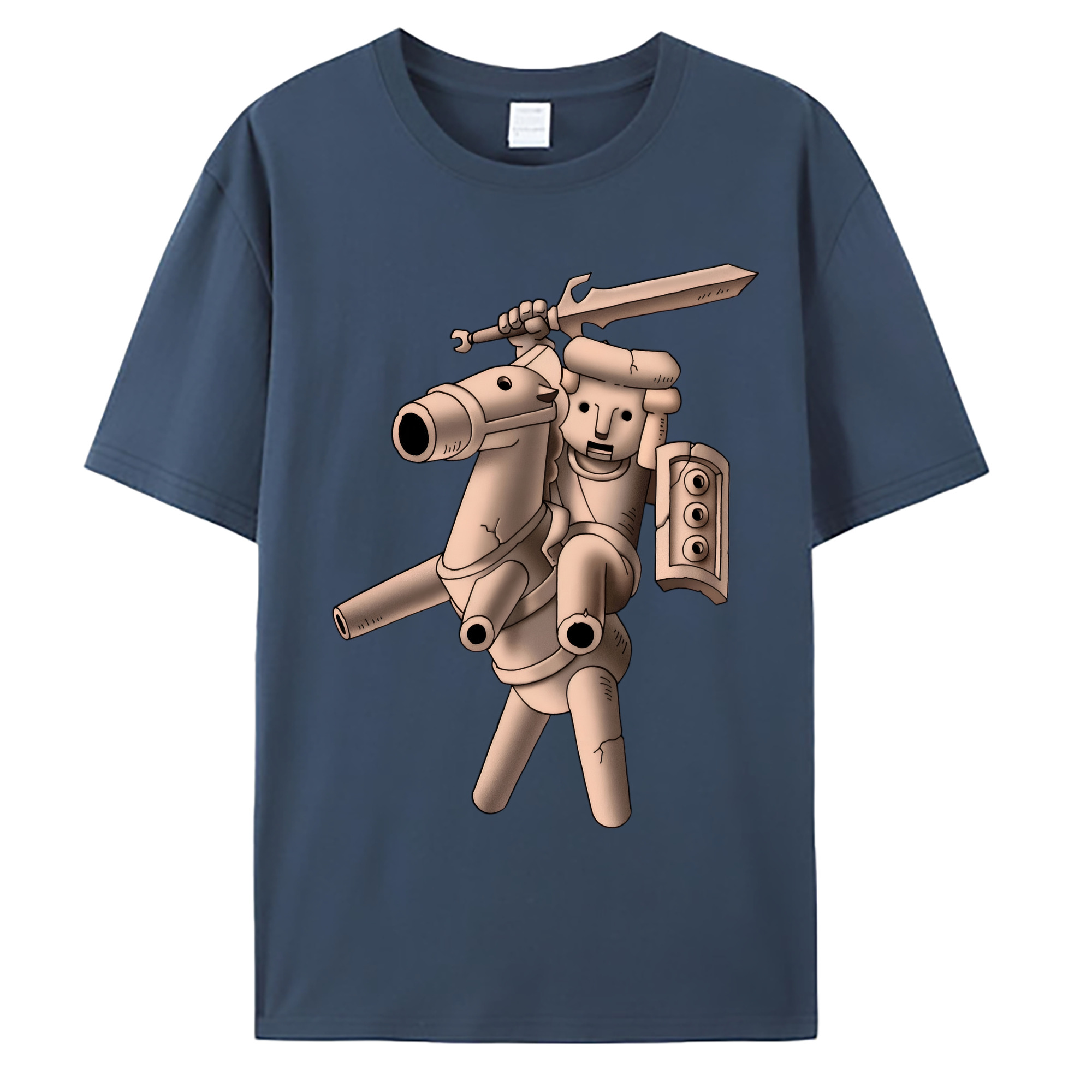 （画像用） ドラゴンクエスト Doragon Kuesuto Dragon Quest 綿100％ メンズ半袖Tシャツ｜肌触りやわらか＆通気性