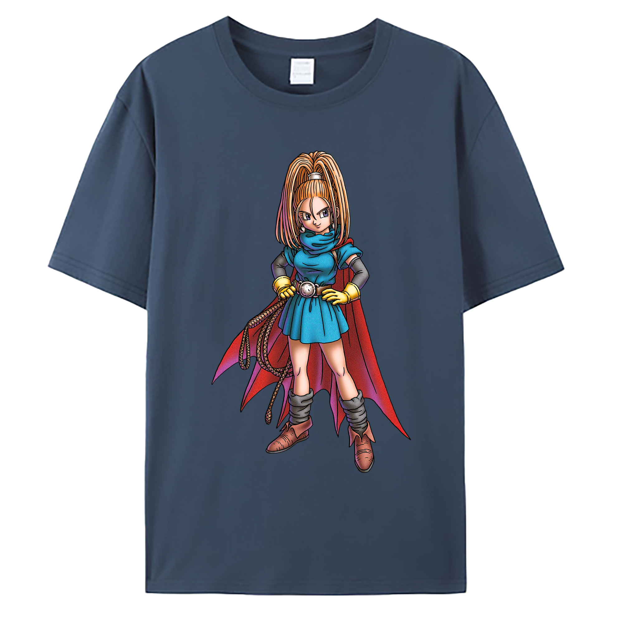 （画像用） ドラゴンクエスト Doragon Kuesuto Dragon Quest 綿100％ メンズ半袖Tシャツ｜肌触りやわらか＆通気性