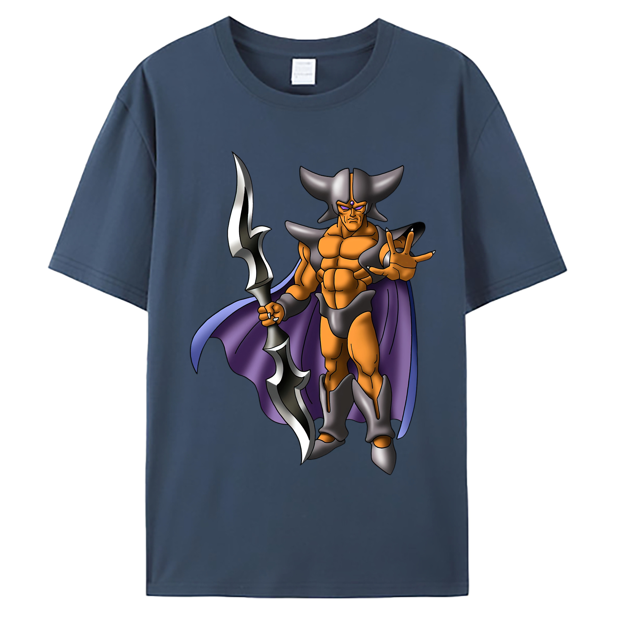 （画像用） ドラゴンクエスト Doragon Kuesuto Dragon Quest 綿100％ メンズ半袖Tシャツ｜肌触りやわらか＆通気性