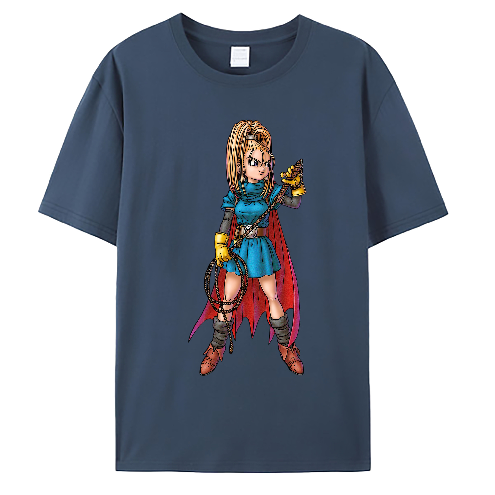（画像用） ドラゴンクエスト Doragon Kuesuto Dragon Quest 綿100％ メンズ半袖Tシャツ｜肌触りやわらか＆通気性