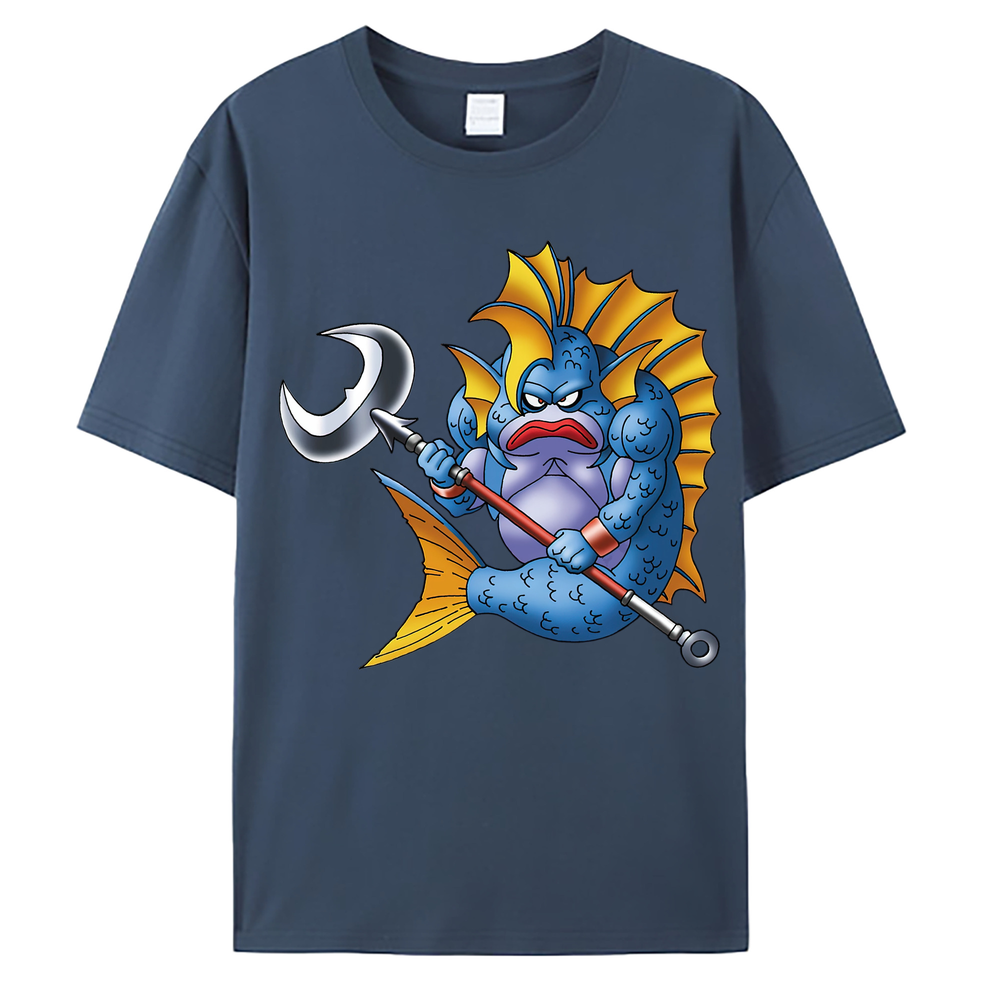 （画像用） ドラゴンクエスト Doragon Kuesuto Dragon Quest 綿100％ メンズ半袖Tシャツ｜肌触りやわらか＆通気性