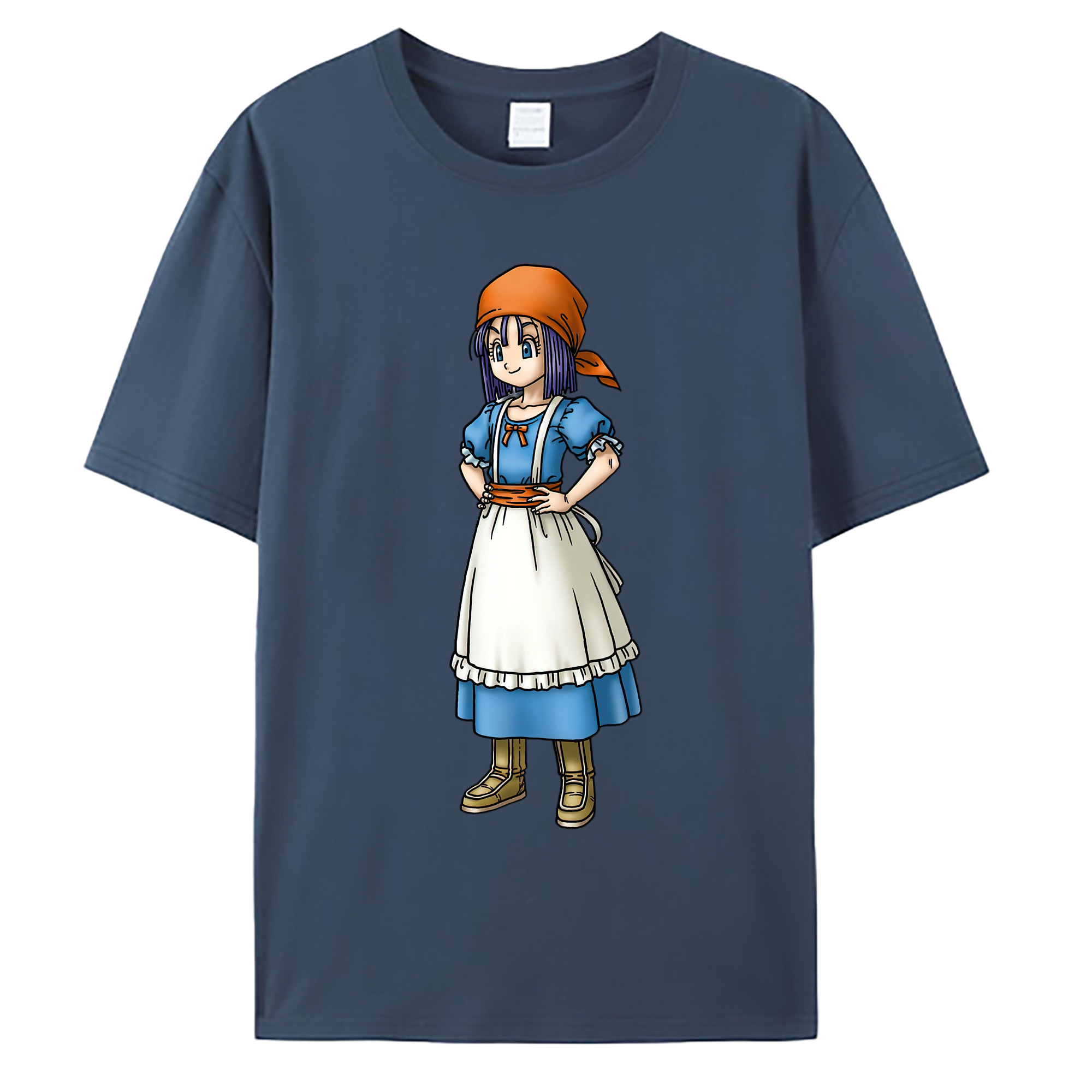（画像用） ドラゴンクエスト Doragon Kuesuto Dragon Quest 綿100％ メンズ半袖Tシャツ｜肌触りやわらか＆通気性