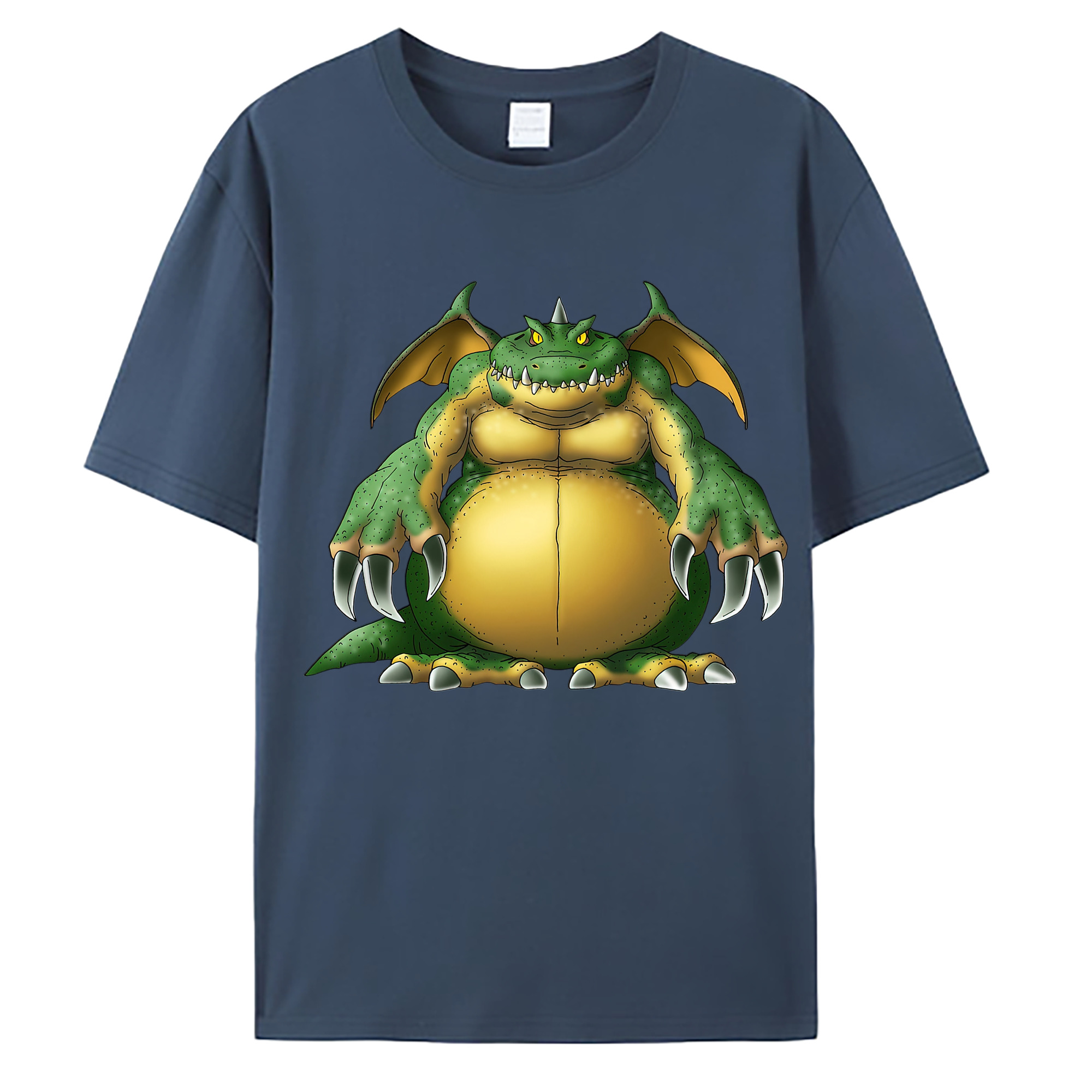（画像用） ドラゴンクエスト Doragon Kuesuto Dragon Quest 綿100％ メンズ半袖Tシャツ｜肌触りやわらか＆通気性