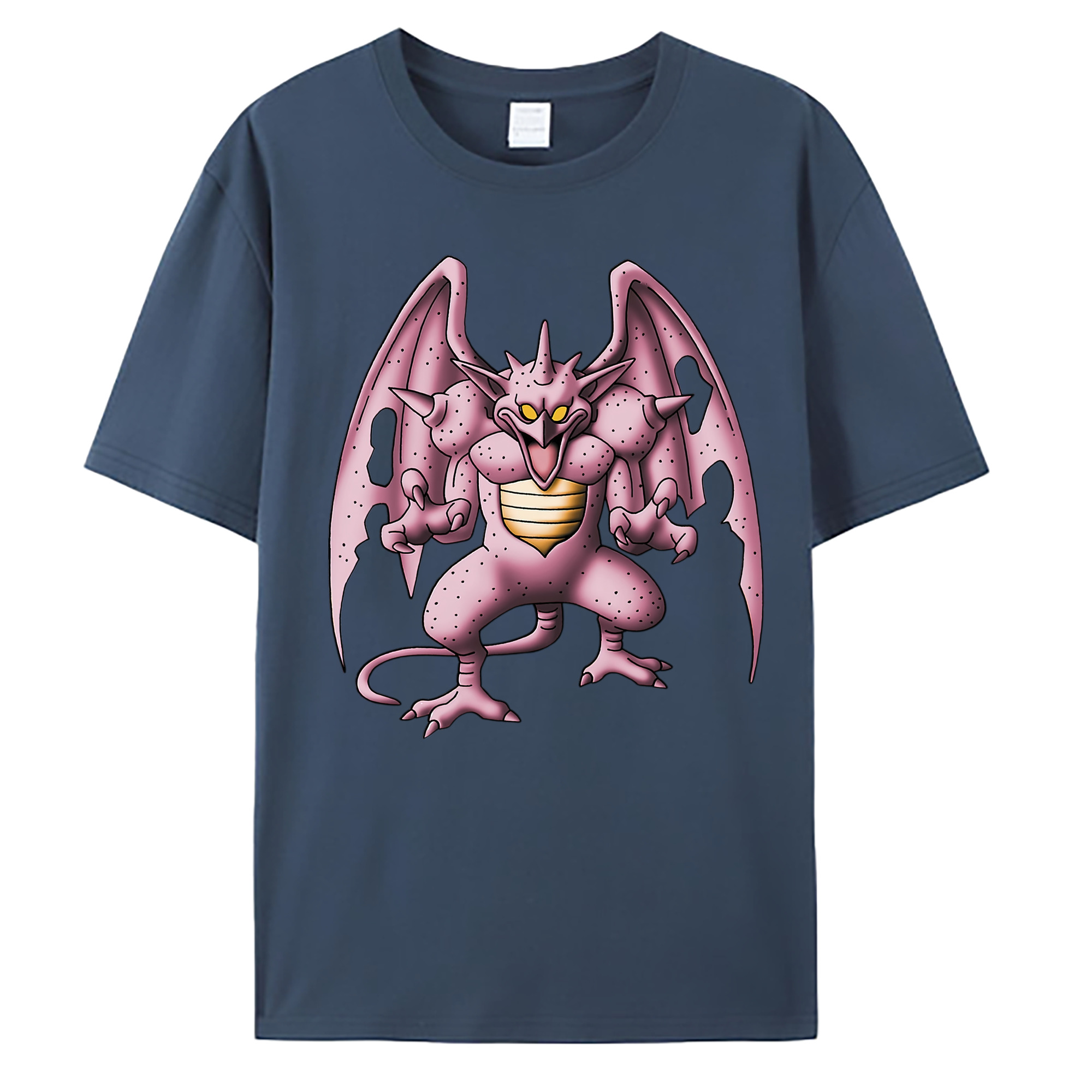 （画像用） ドラゴンクエスト Doragon Kuesuto Dragon Quest 綿100％ メンズ半袖Tシャツ｜肌触りやわらか＆通気性