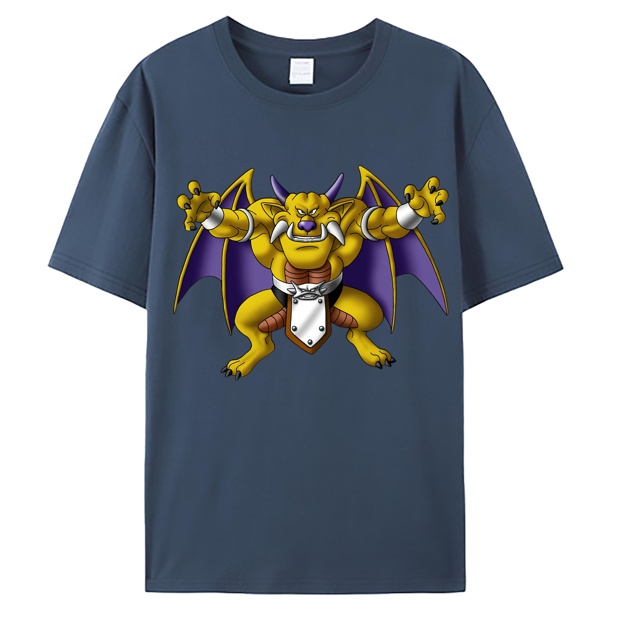 （画像用） ドラゴンクエスト Doragon Kuesuto Dragon Quest 綿100％ メンズ半袖Tシャツ｜肌触りやわらか＆通気性