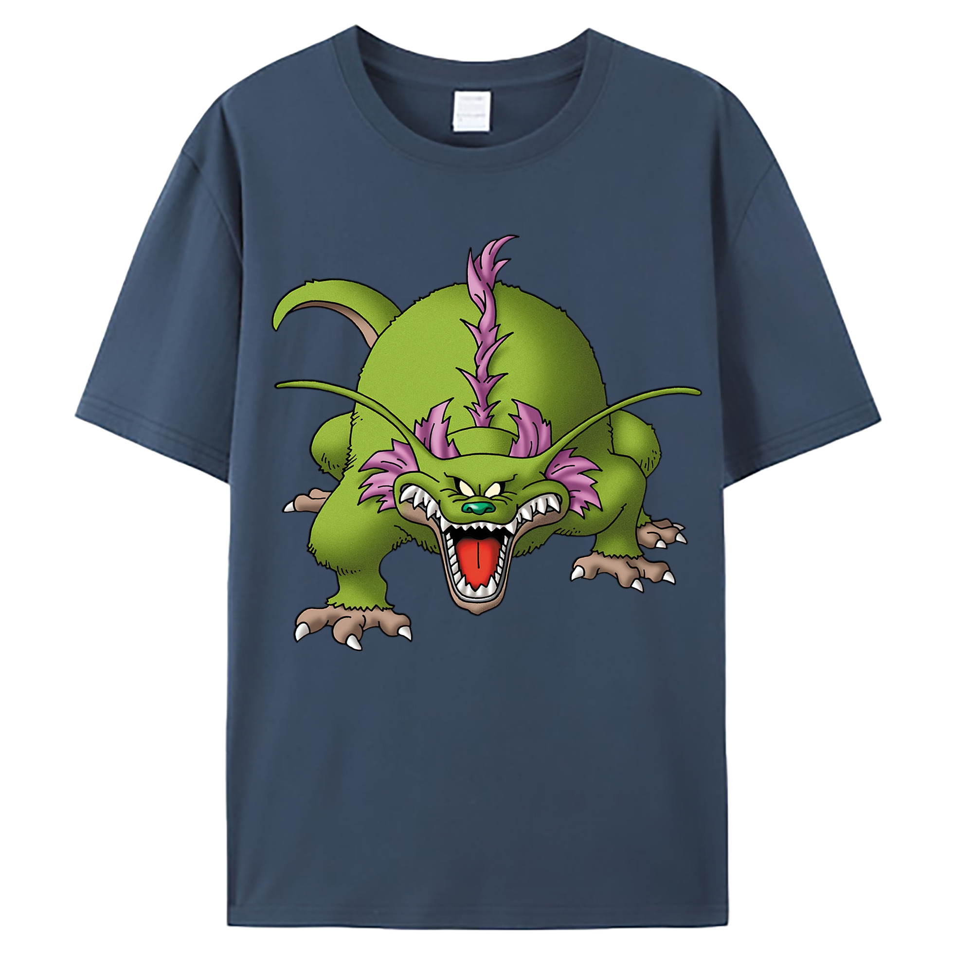 （画像用） ドラゴンクエスト Doragon Kuesuto Dragon Quest 綿100％ メンズ半袖Tシャツ｜肌触りやわらか＆通気性