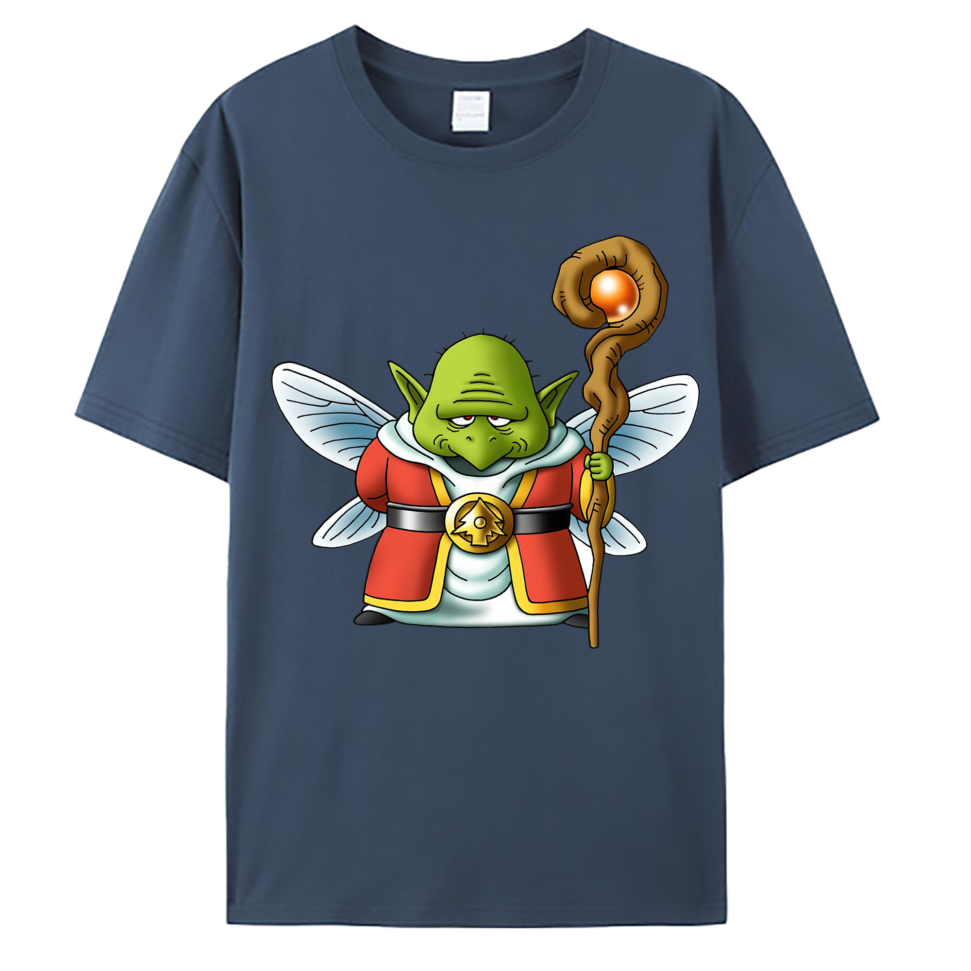 （画像用） ドラゴンクエスト Doragon Kuesuto Dragon Quest 綿100％ メンズ半袖Tシャツ｜肌触りやわらか＆通気性