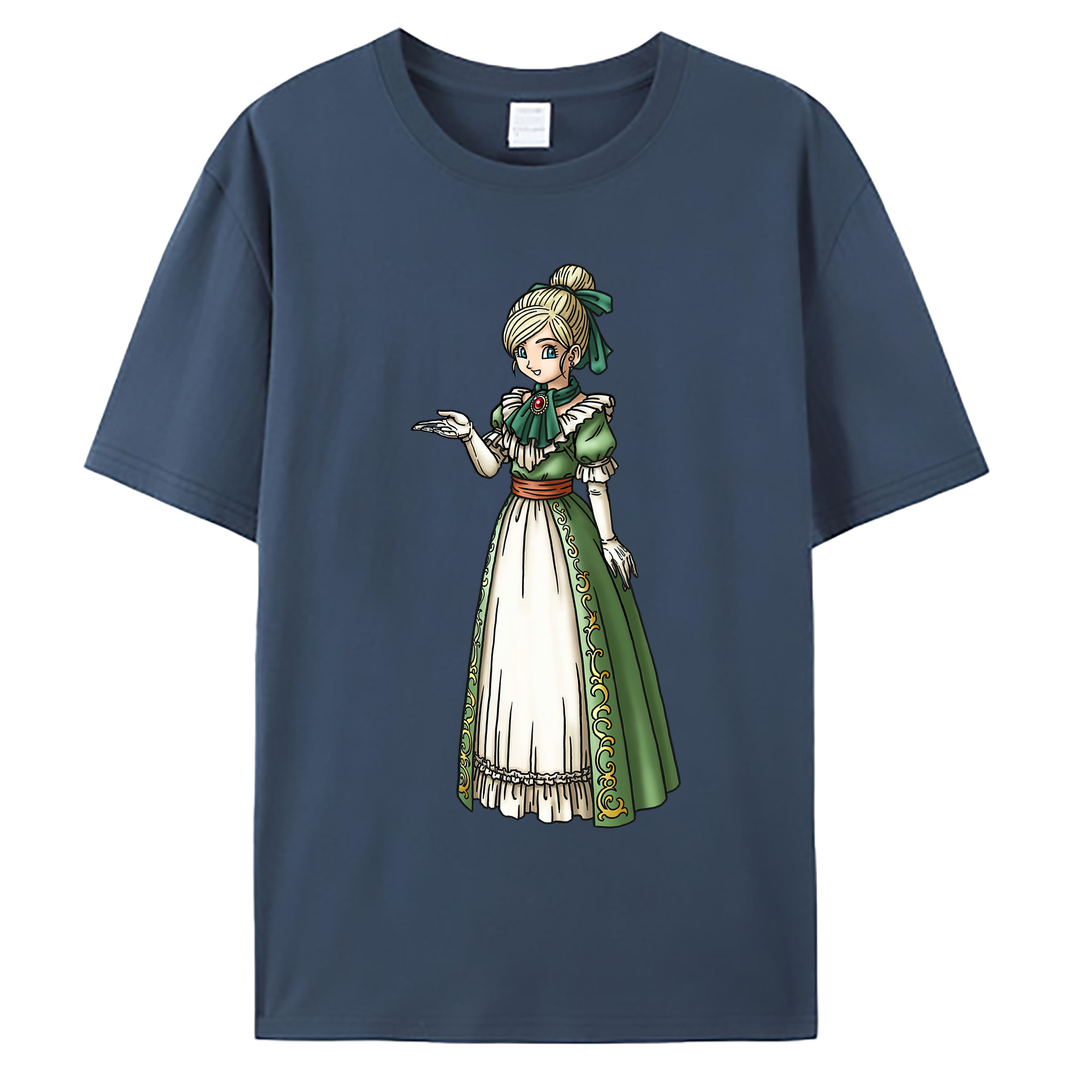 （画像用） ドラゴンクエスト Doragon Kuesuto Dragon Quest 綿100％ メンズ半袖Tシャツ｜肌触りやわらか＆通気性