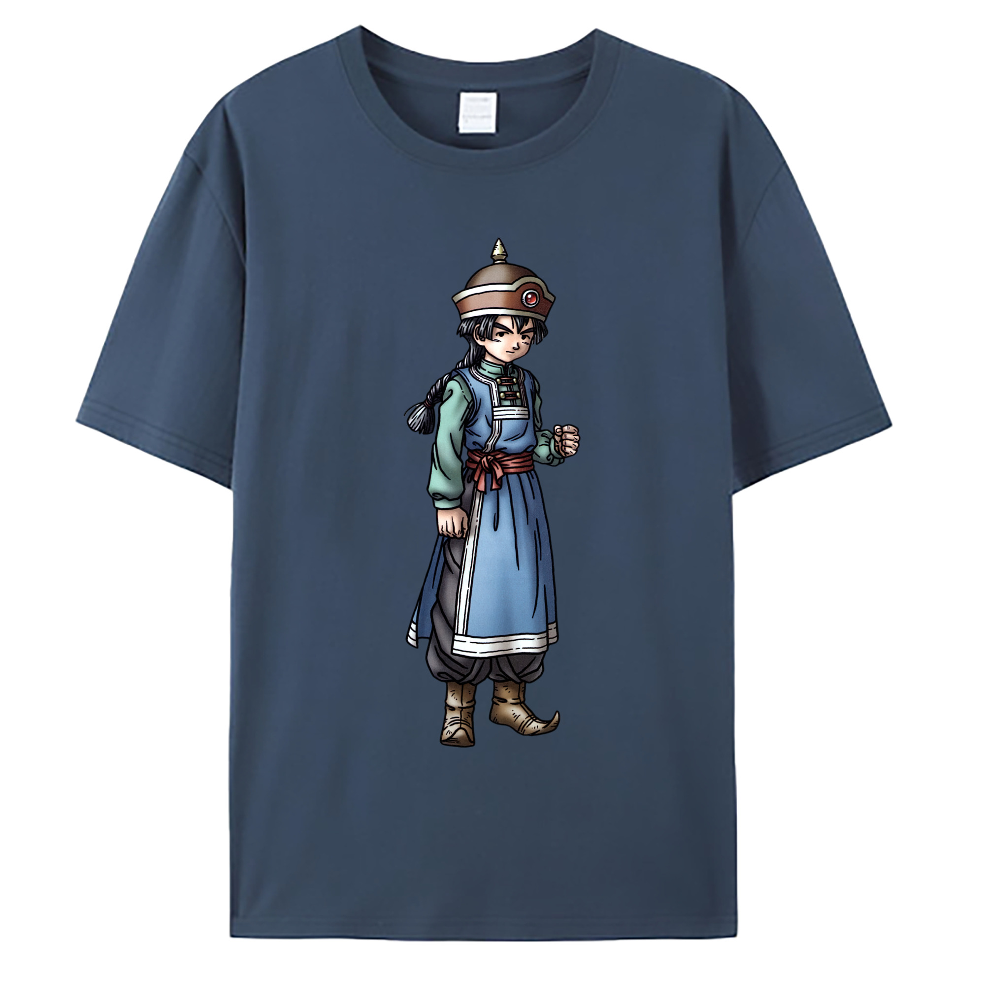 （画像用） ドラゴンクエスト Doragon Kuesuto Dragon Quest 綿100％ メンズ半袖Tシャツ｜肌触りやわらか＆通気性