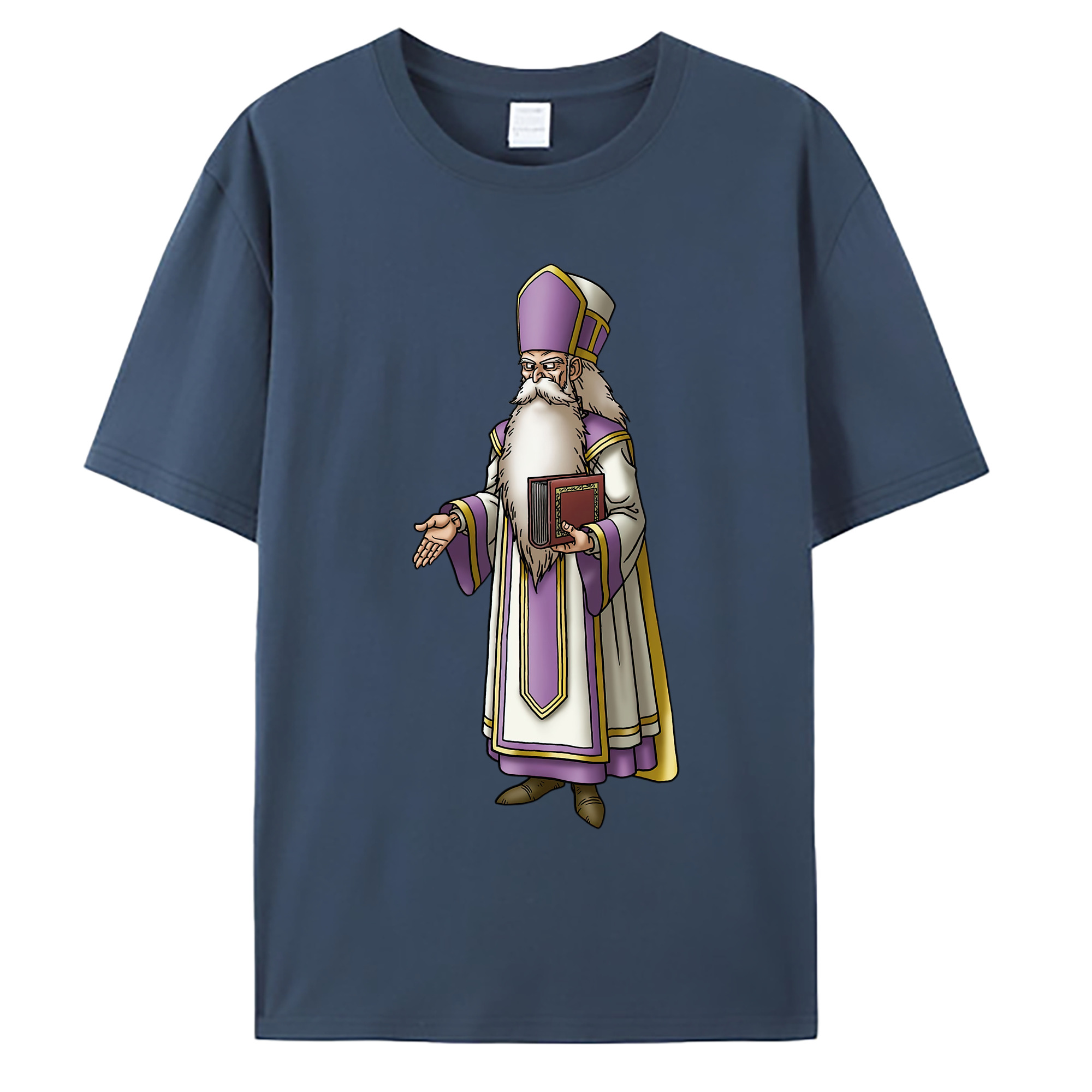 （画像用） ドラゴンクエスト Doragon Kuesuto Dragon Quest 綿100％ メンズ半袖Tシャツ｜肌触りやわらか＆通気性