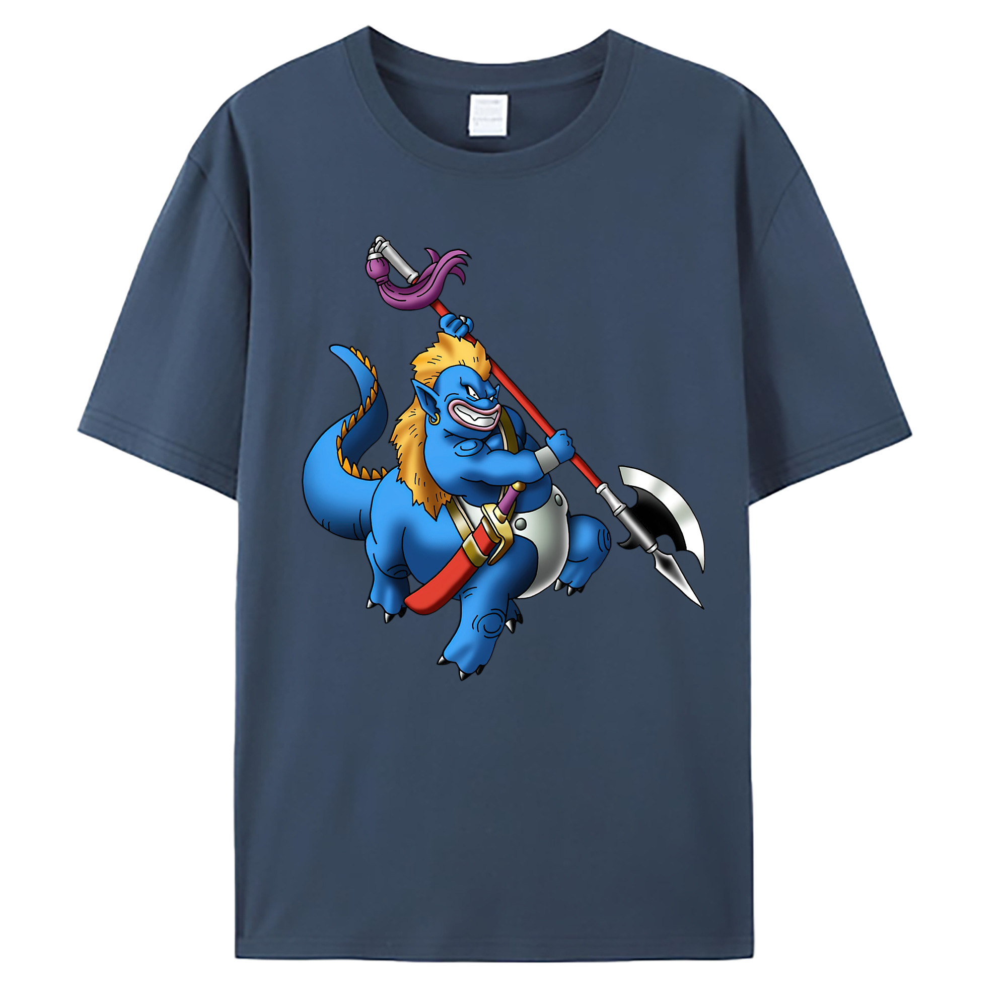 （画像用） ドラゴンクエスト Doragon Kuesuto Dragon Quest 綿100％ メンズ半袖Tシャツ｜肌触りやわらか＆通気性