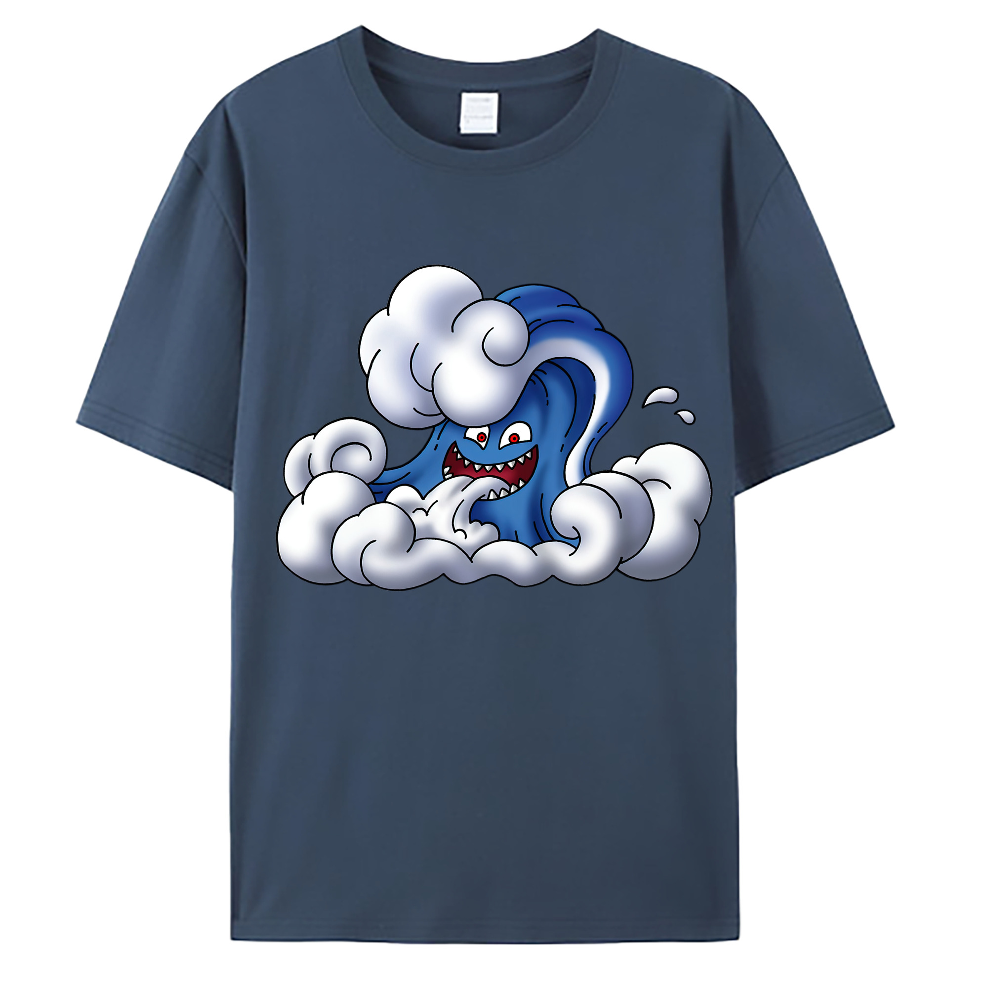 （画像用） ドラゴンクエスト Doragon Kuesuto Dragon Quest 綿100％ メンズ半袖Tシャツ｜肌触りやわらか＆通気性
