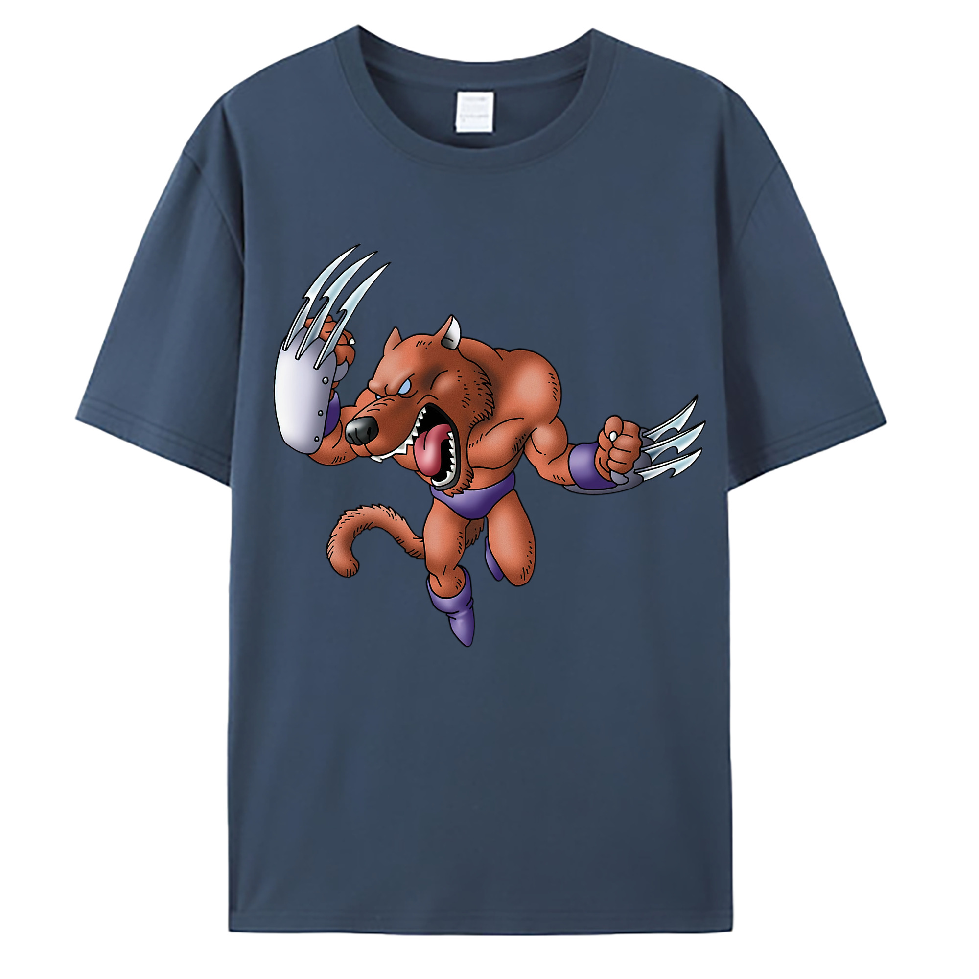 （画像用） ドラゴンクエスト Doragon Kuesuto Dragon Quest 綿100％ メンズ半袖Tシャツ｜肌触りやわらか＆通気性