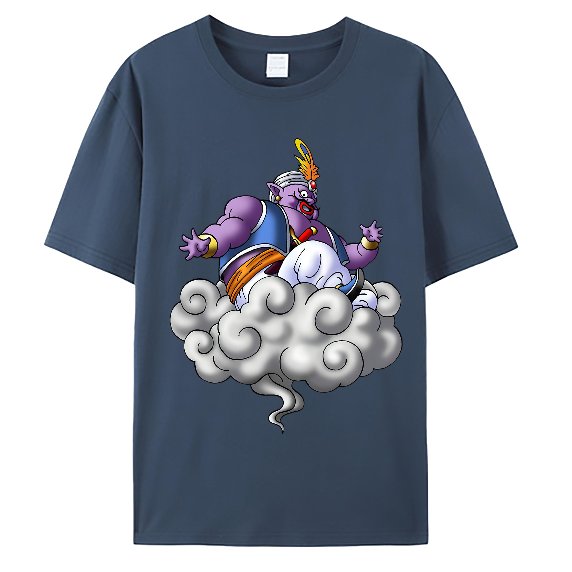 （画像用） ドラゴンクエスト Doragon Kuesuto Dragon Quest 綿100％ メンズ半袖Tシャツ｜肌触りやわらか＆通気性