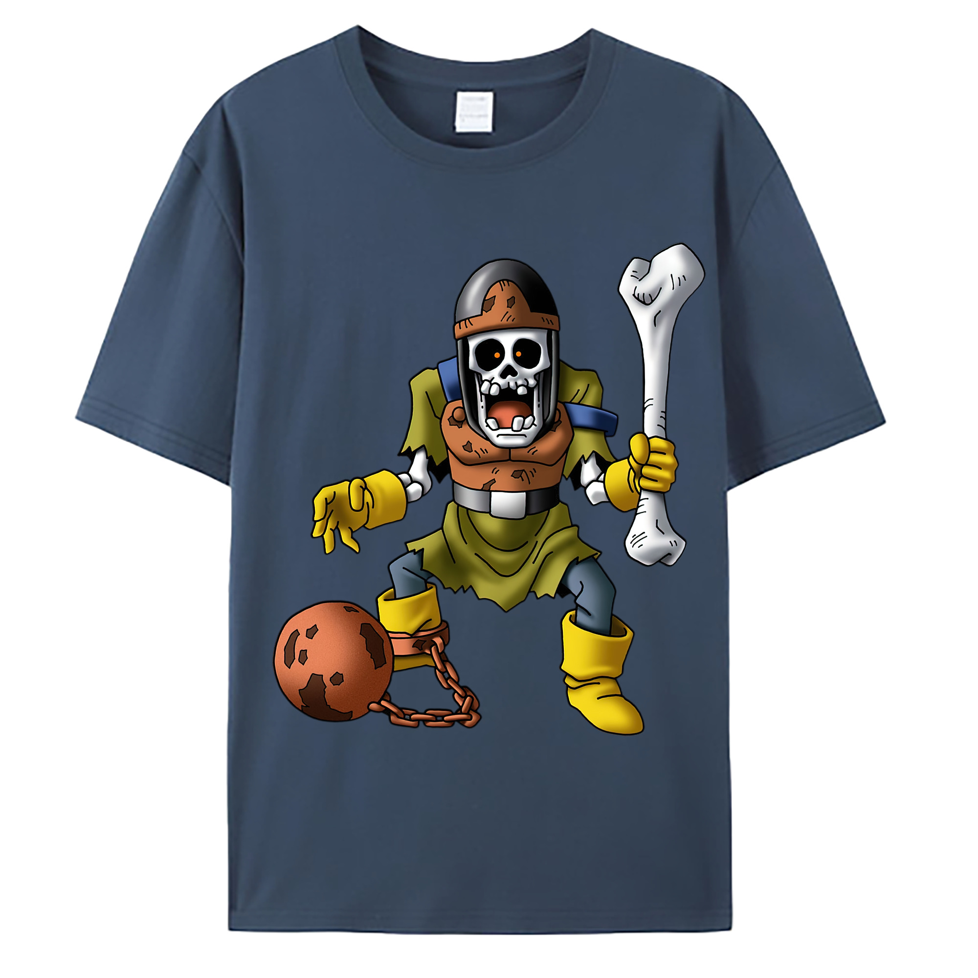 （画像用） ドラゴンクエスト Doragon Kuesuto Dragon Quest 綿100％ メンズ半袖Tシャツ｜肌触りやわらか＆通気性