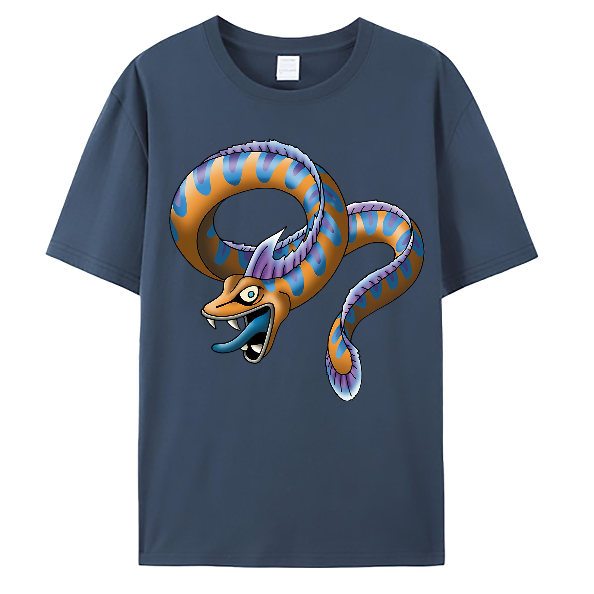 （画像用） ドラゴンクエスト Doragon Kuesuto Dragon Quest 綿100％ メンズ半袖Tシャツ｜肌触りやわらか＆通気性