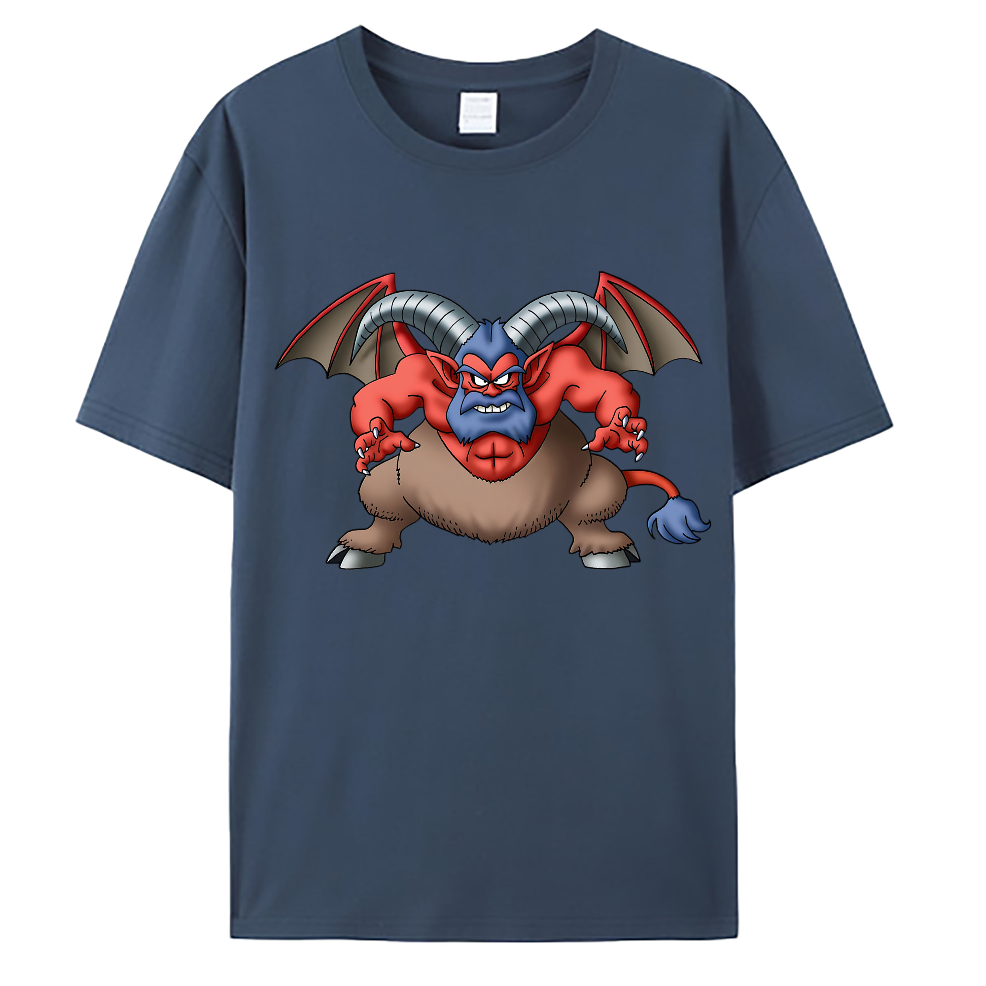 （画像用） ドラゴンクエスト Doragon Kuesuto Dragon Quest 綿100％ メンズ半袖Tシャツ｜肌触りやわらか＆通気性