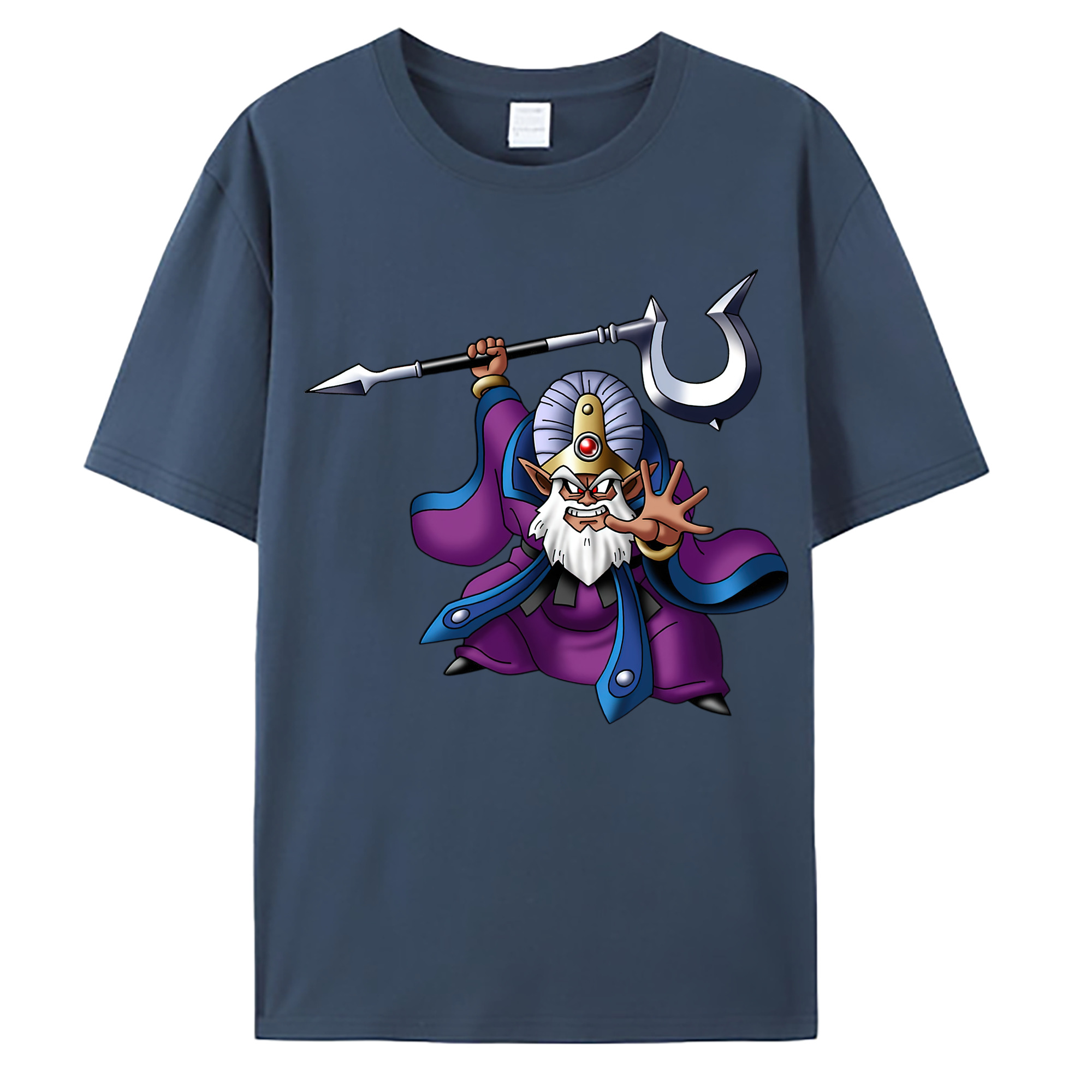 （画像用） ドラゴンクエスト Doragon Kuesuto Dragon Quest 綿100％ メンズ半袖Tシャツ｜肌触りやわらか＆通気性