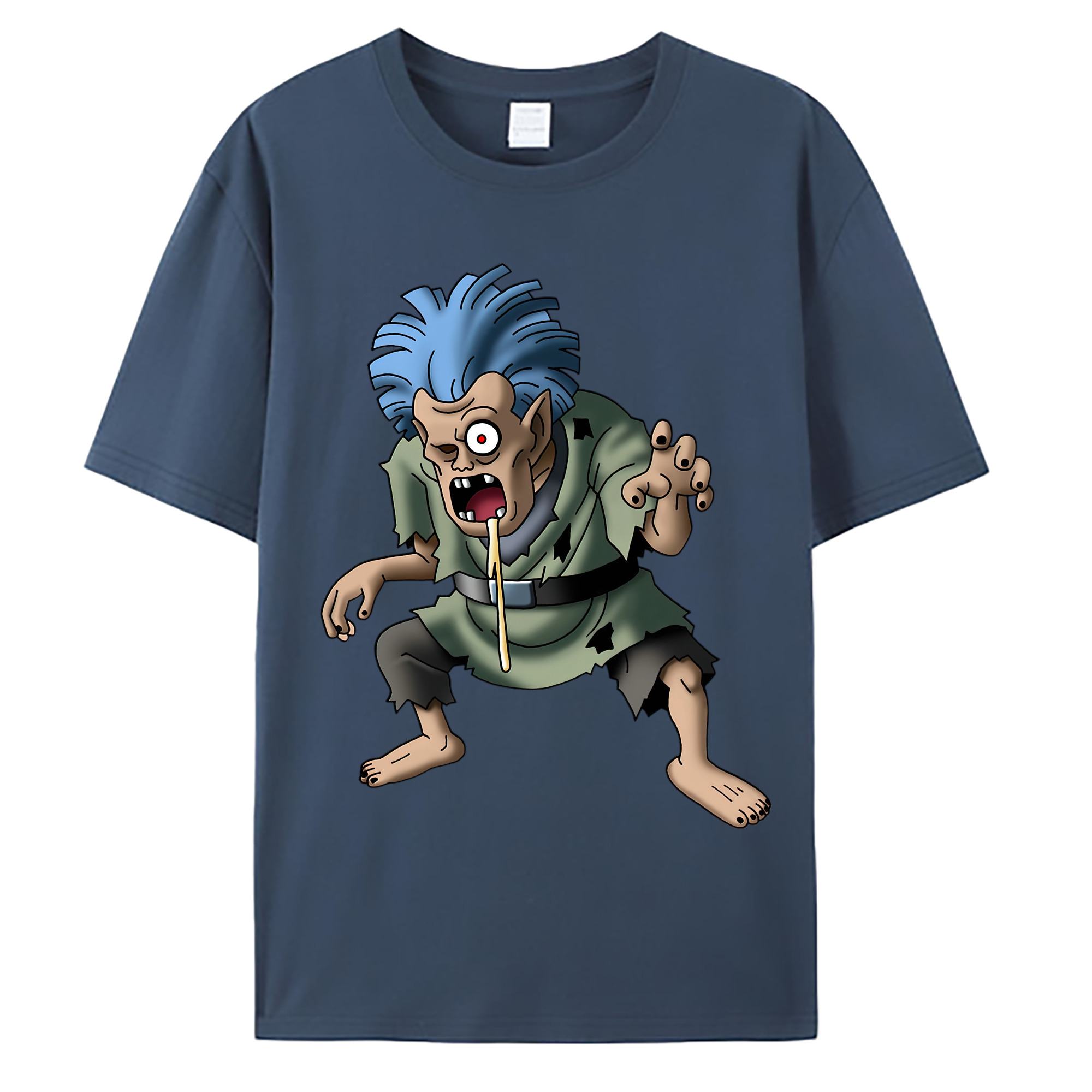 （画像用） ドラゴンクエスト Doragon Kuesuto Dragon Quest 綿100％ メンズ半袖Tシャツ｜肌触りやわらか＆通気性