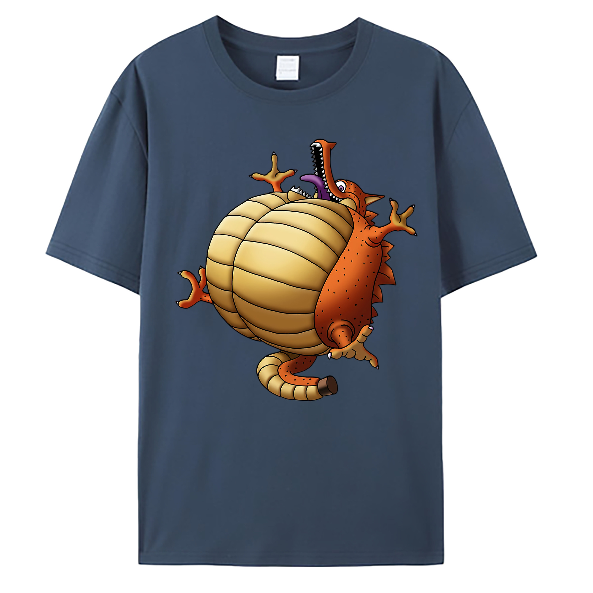（画像用） ドラゴンクエスト Doragon Kuesuto Dragon Quest 綿100％ メンズ半袖Tシャツ｜肌触りやわらか＆通気性